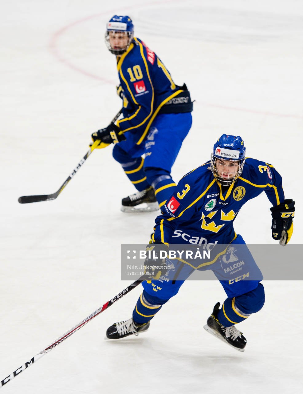 Sveriges Anton Björkman och Adam Ginning