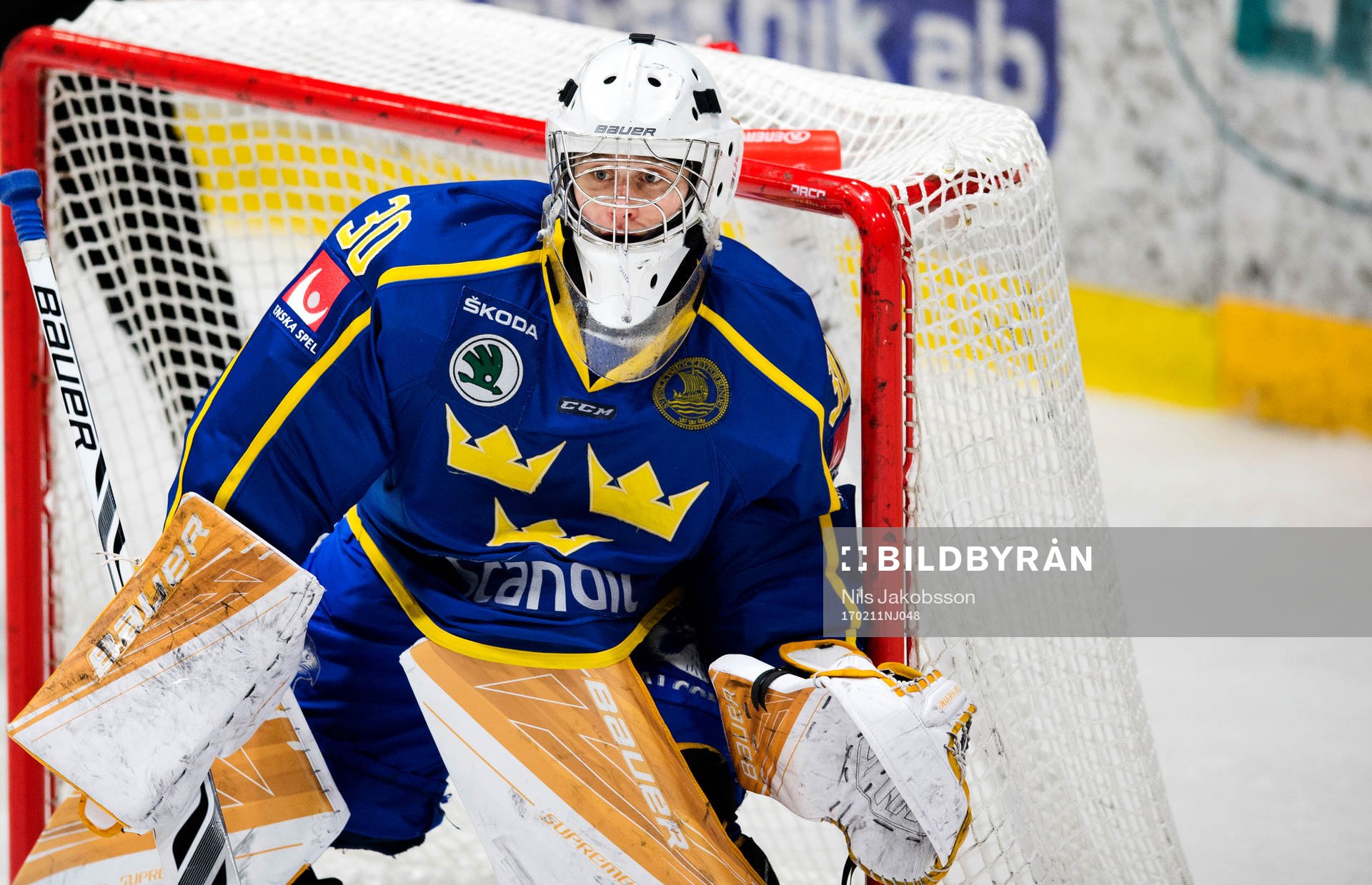 Sveriges målvakt Adam Åhman