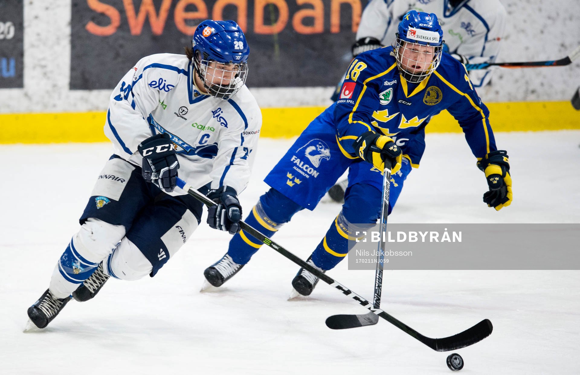 Sveriges Anton Johansson jagar Finlands Aarne Talvitie