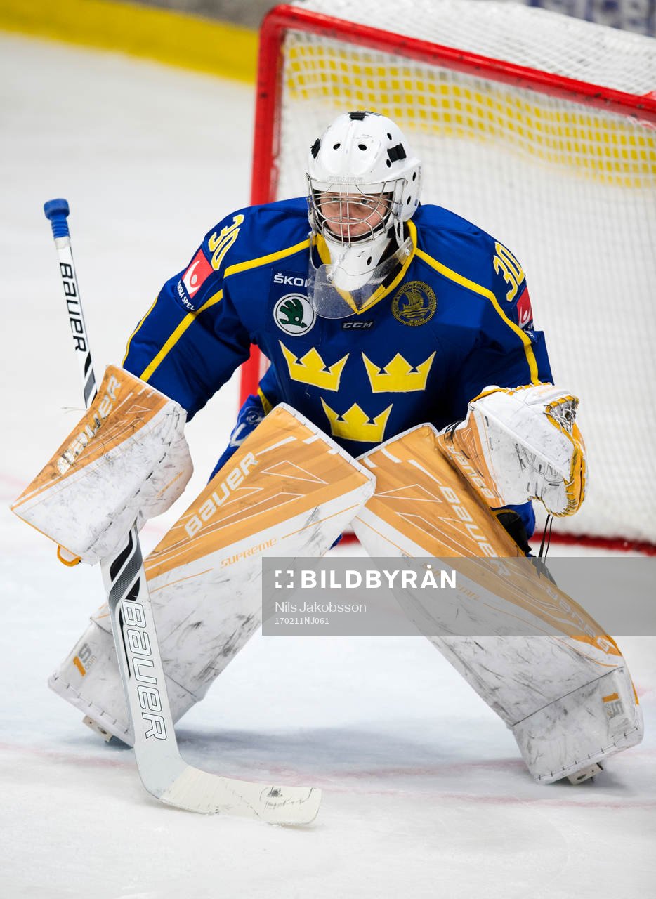 Sveriges målvakt Adam Åhman