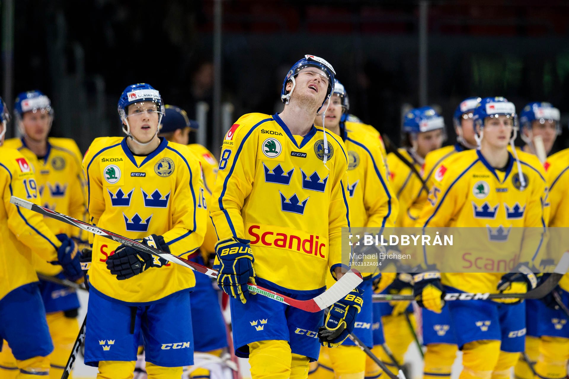 Sveriges Carl Klingberg deppar