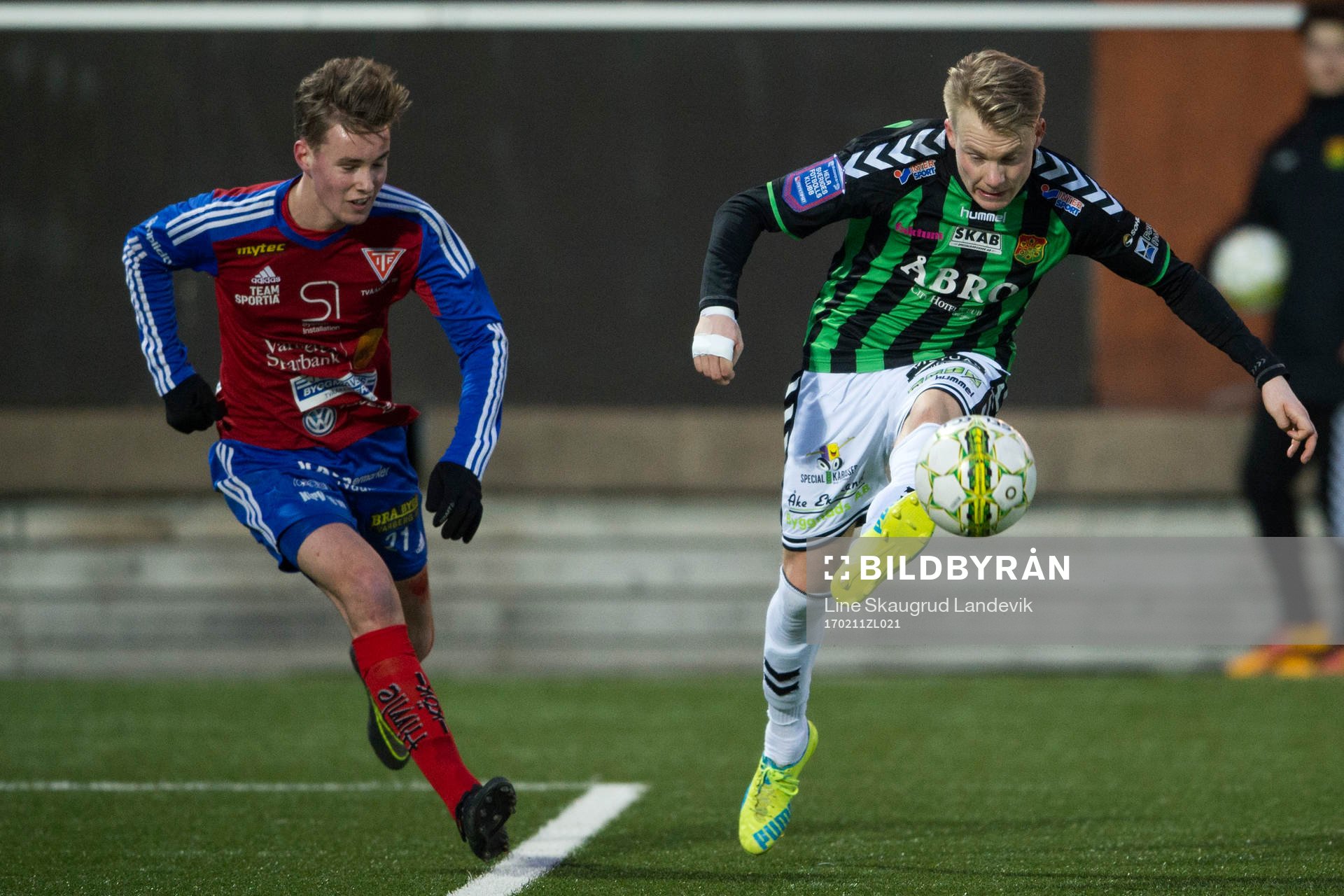 Tvååkers Nikola Ladan och Gais Johan Svahn