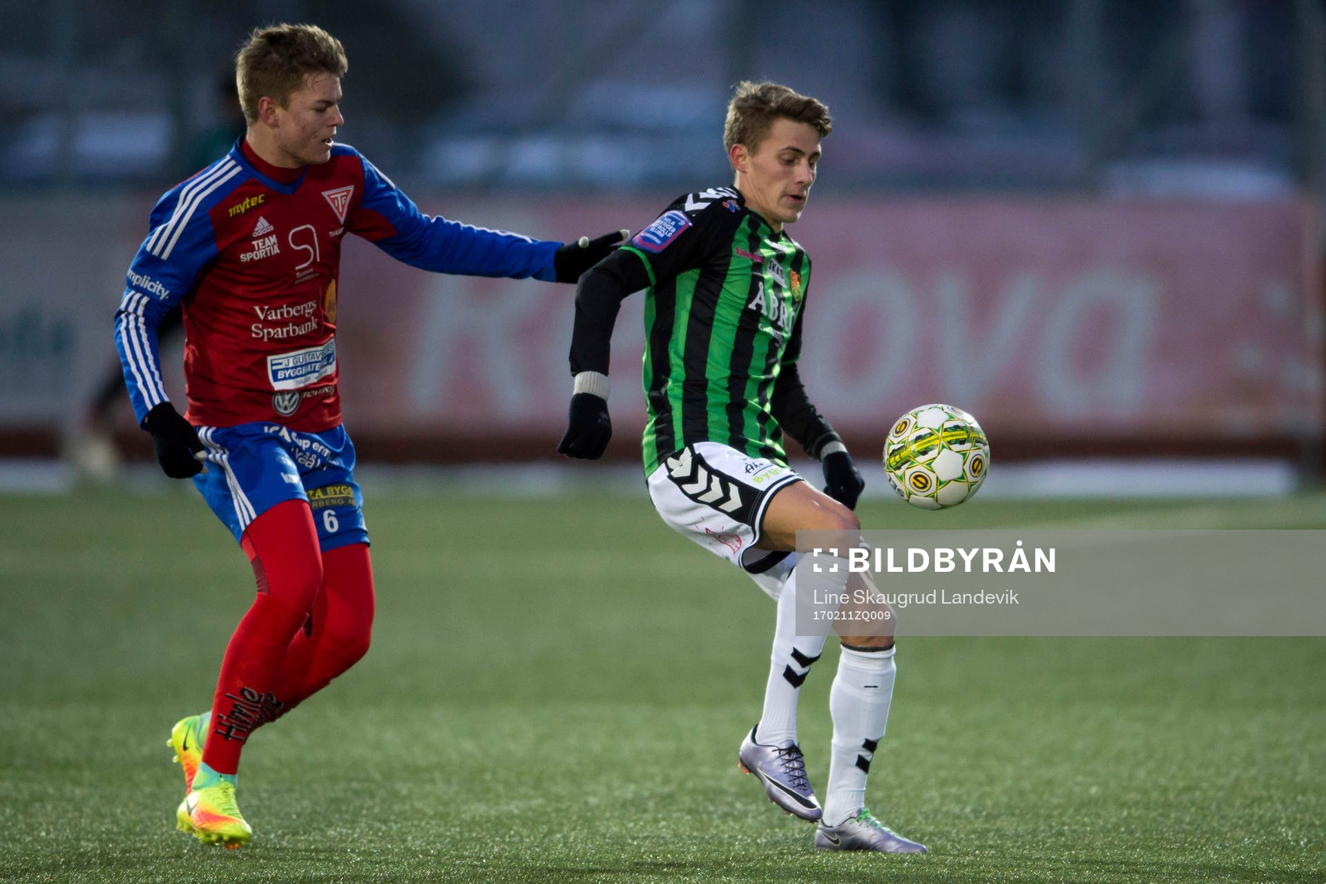 Tvååkers Sebastian Levinsson och Gais Erik Westermark