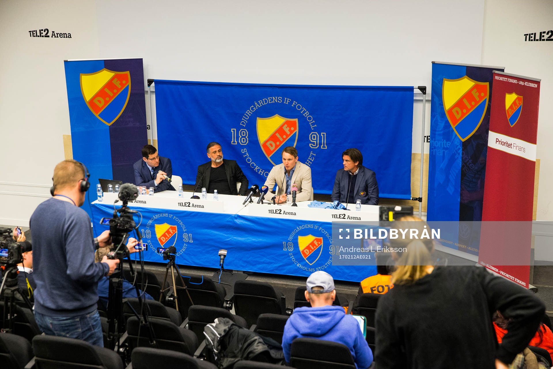 Djurgårdens kommunikationsansvarige Jonas Riedel, tränare