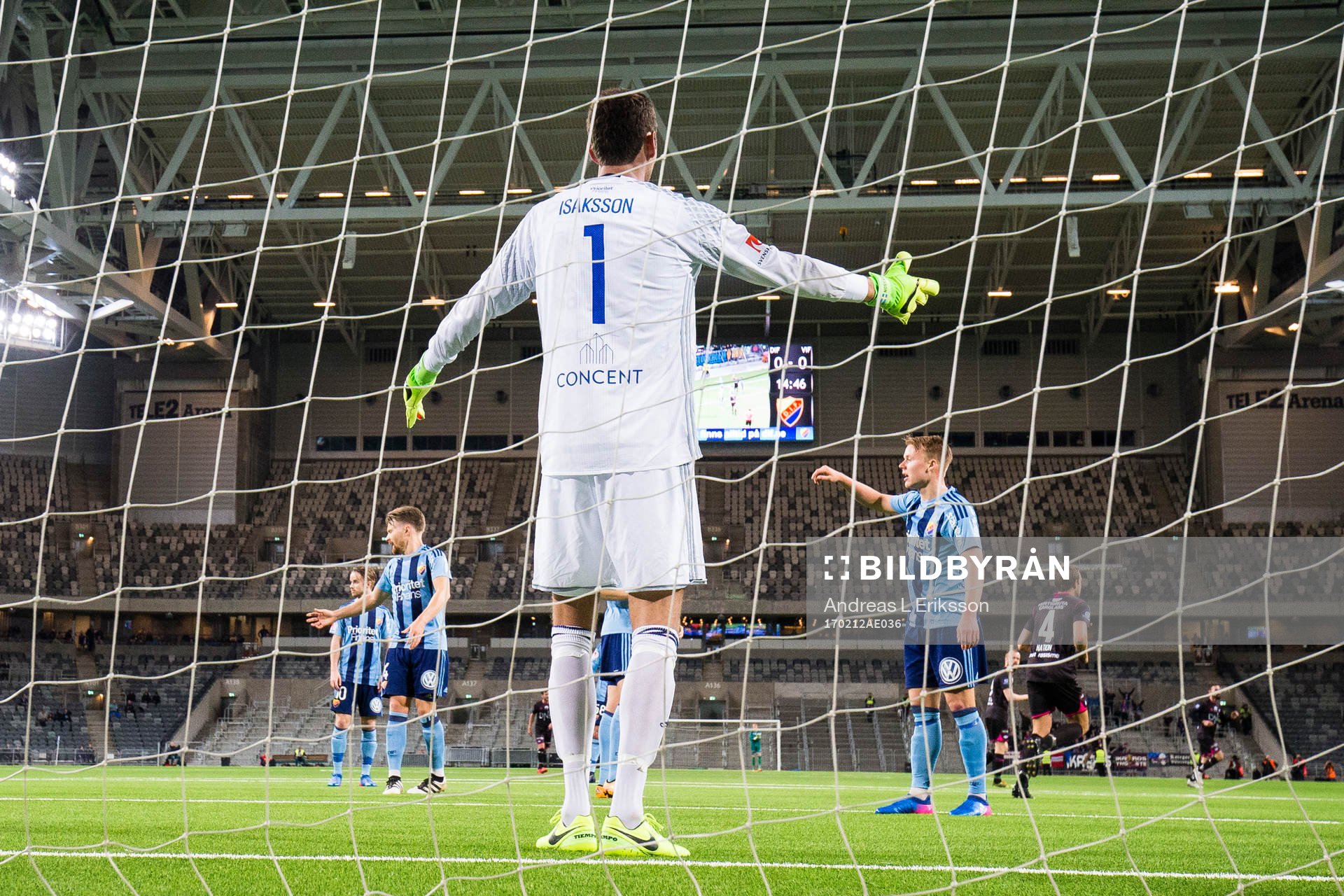 Djurgårdens målvakt Andreas Isaksson