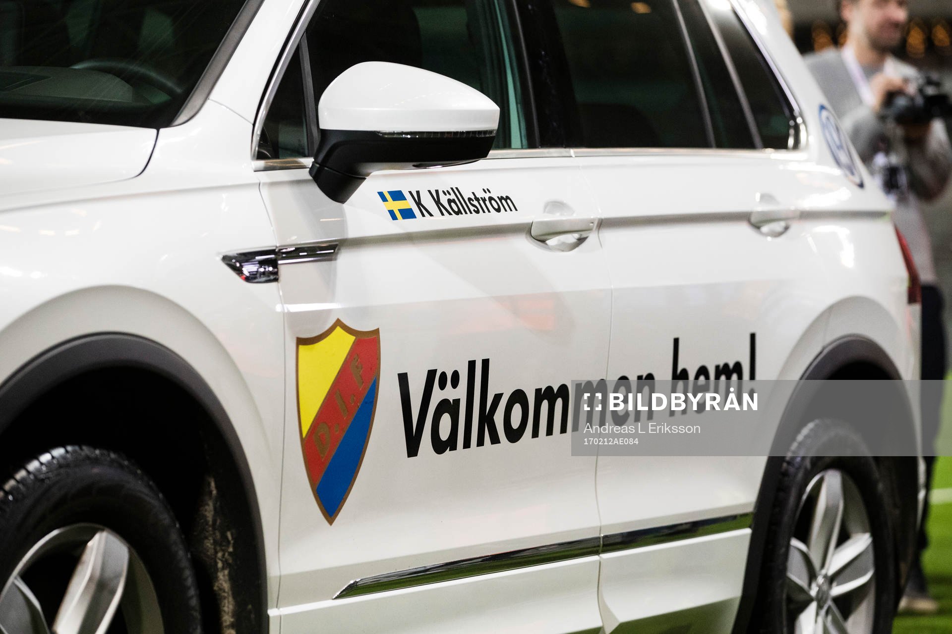 Bilen somDjurgårdens Kim Källström åkte i när han