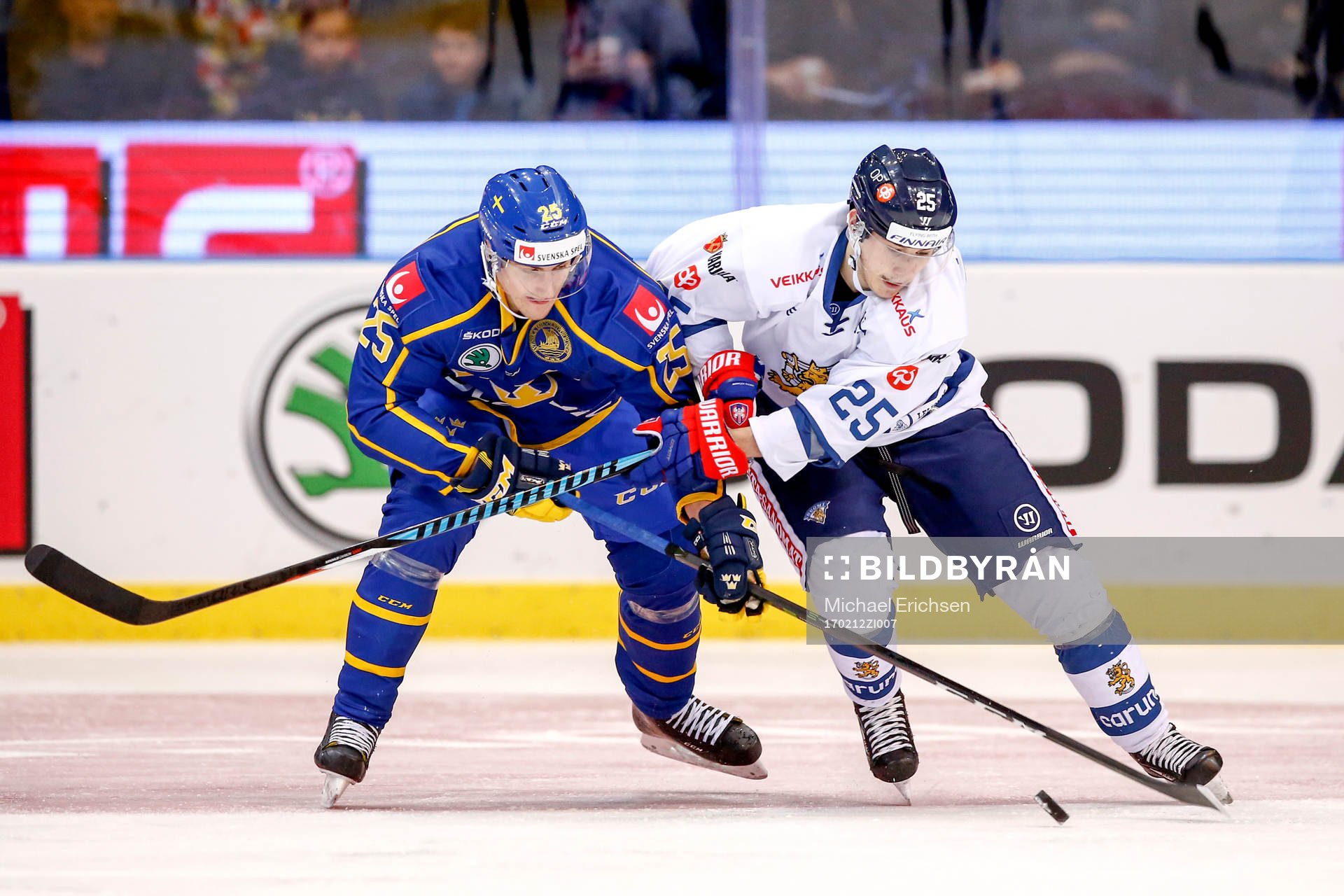 Sveriges Philip Holm och Finlands Henrik Haapala