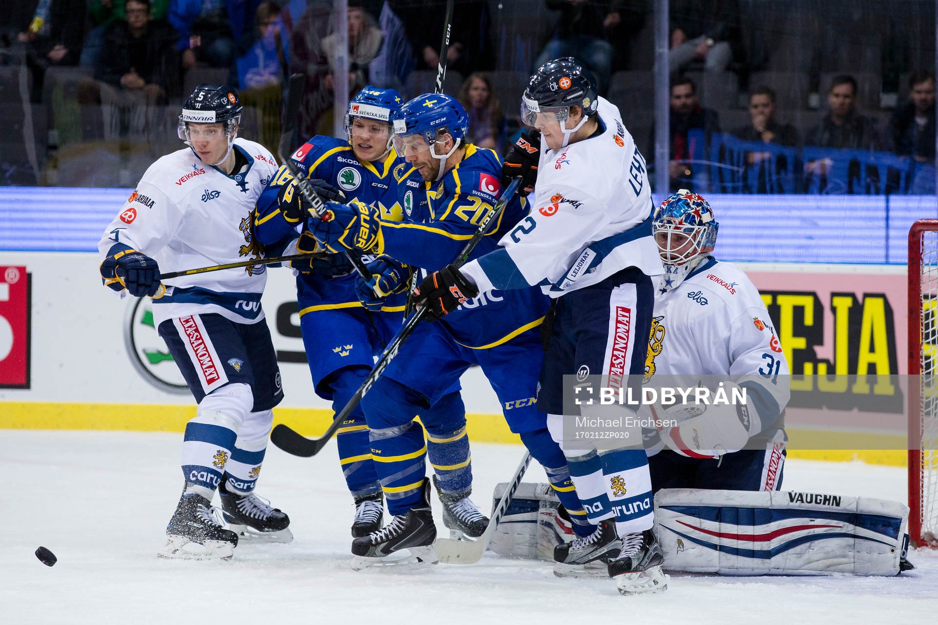 Sveriges Joel Lundqvist och Patrik Lundh
