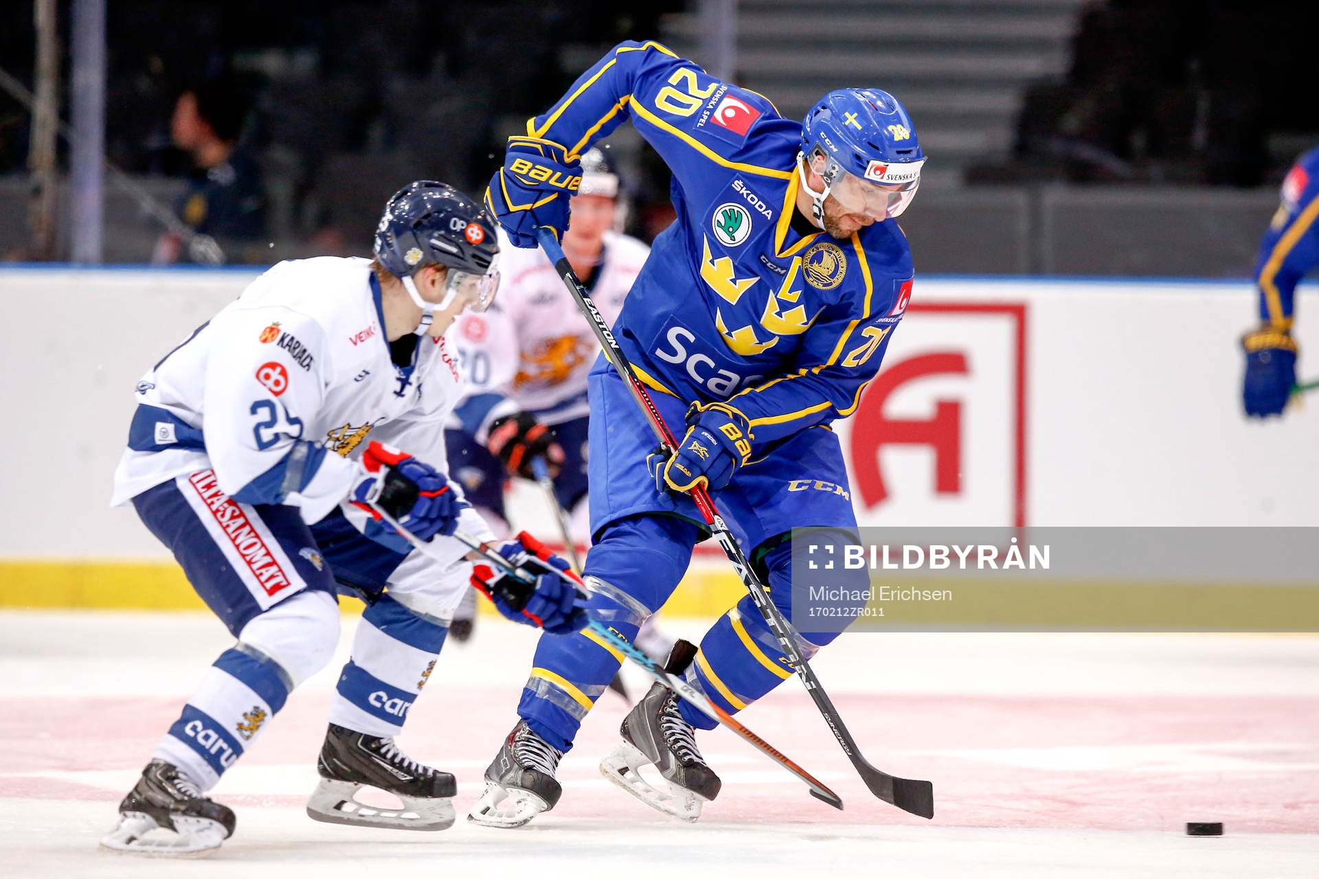 Finlands Henrik Haapala och Sveriges Joel Lundqvist