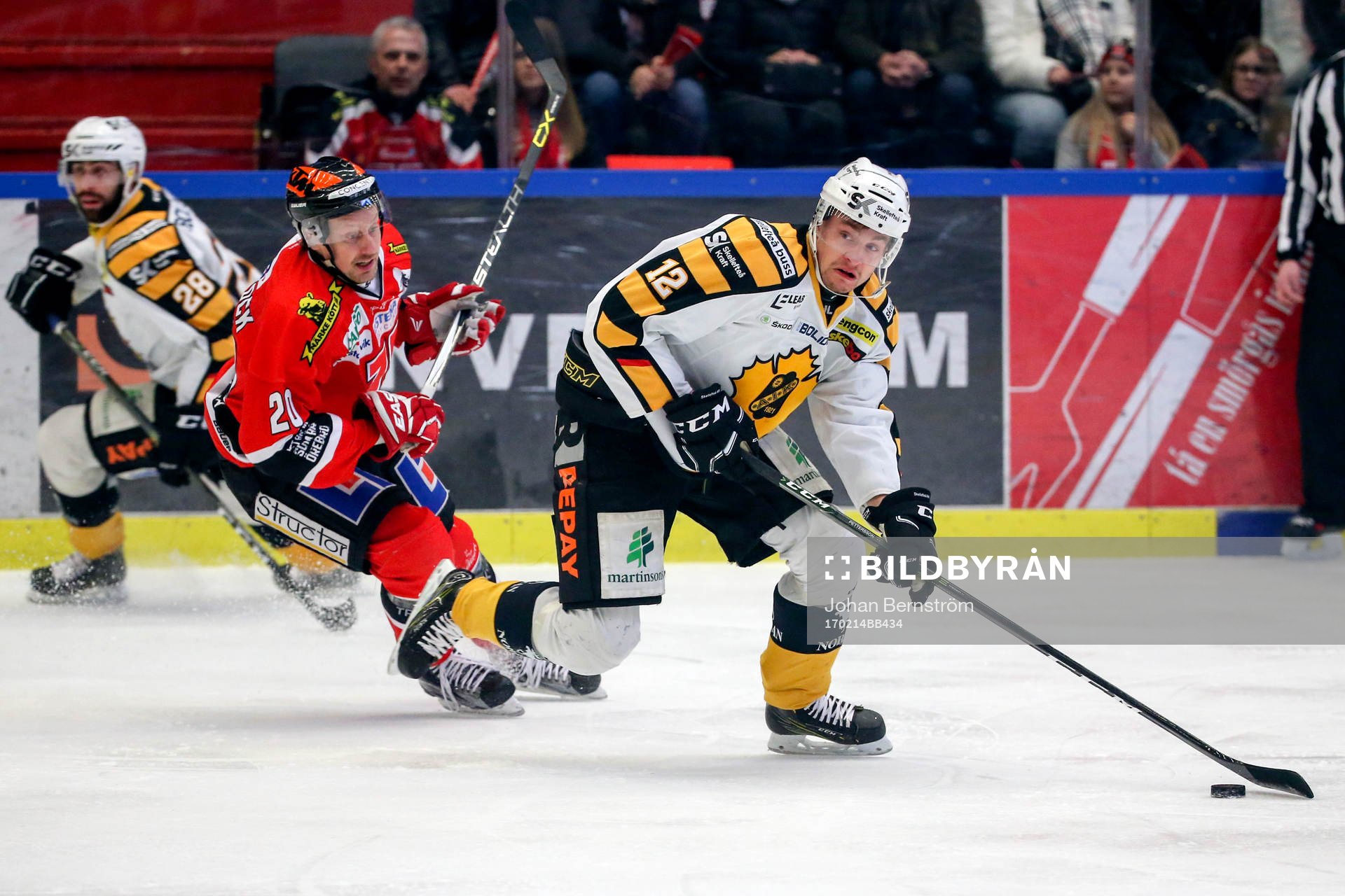 Skellefteås Adam Pettersson och Örebros Marcus Weinstock
