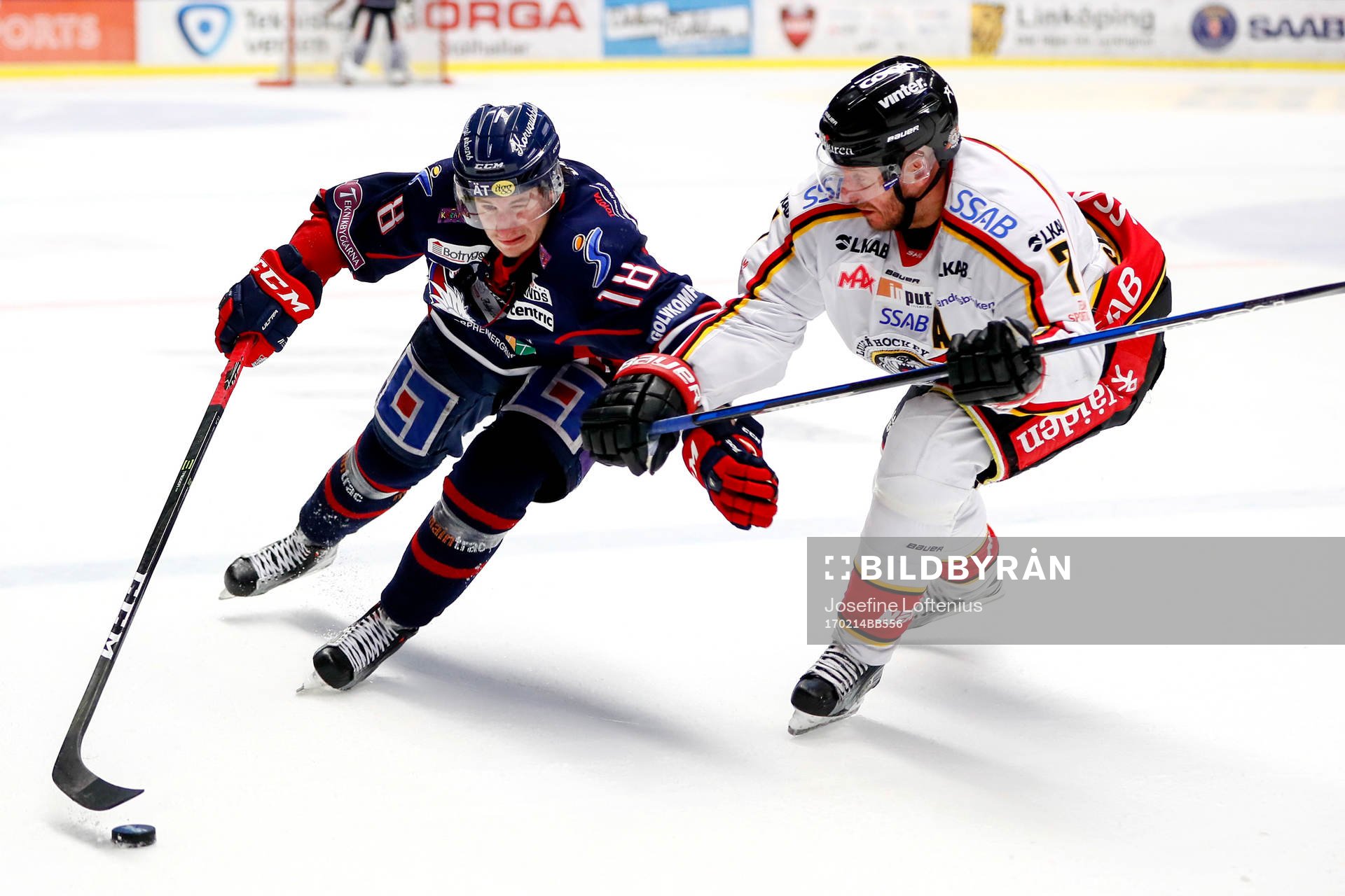 Linköpings Jacob Lilja och Luleås Jan Sandström