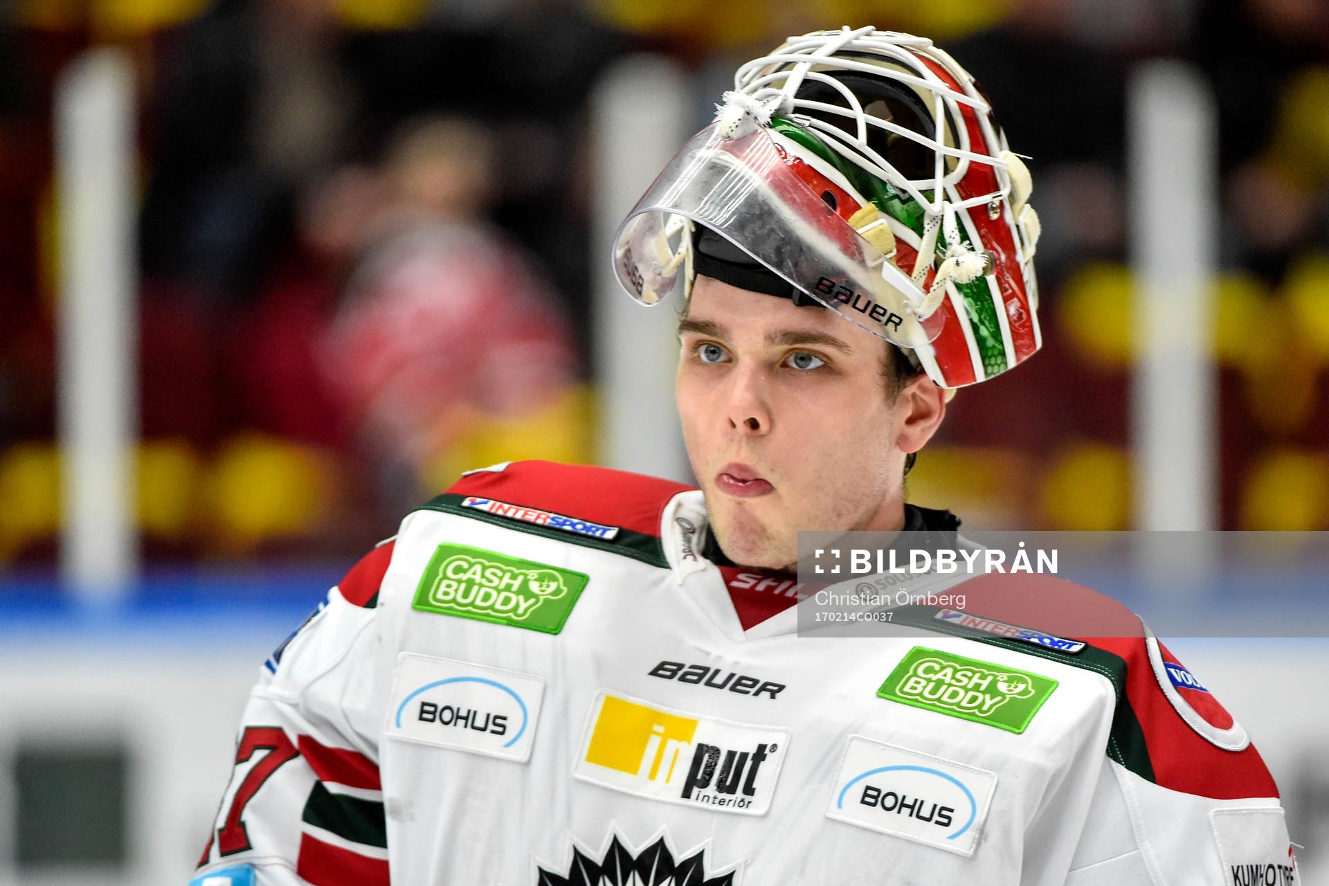 Frölundas målvakt Johan Gustafsson