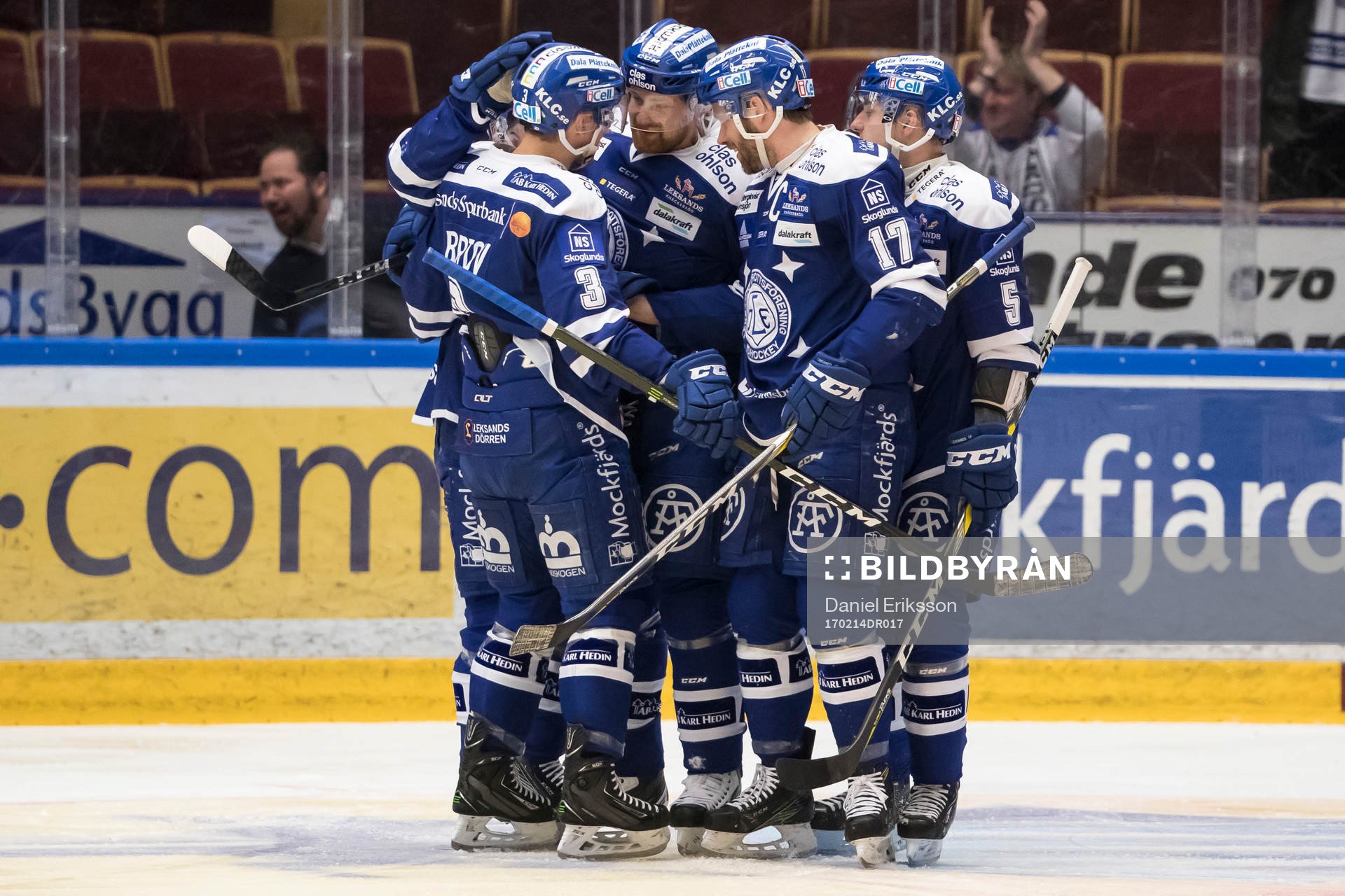 Leksands Daniel Bertov och Jesper Ollas och Ben Youds och