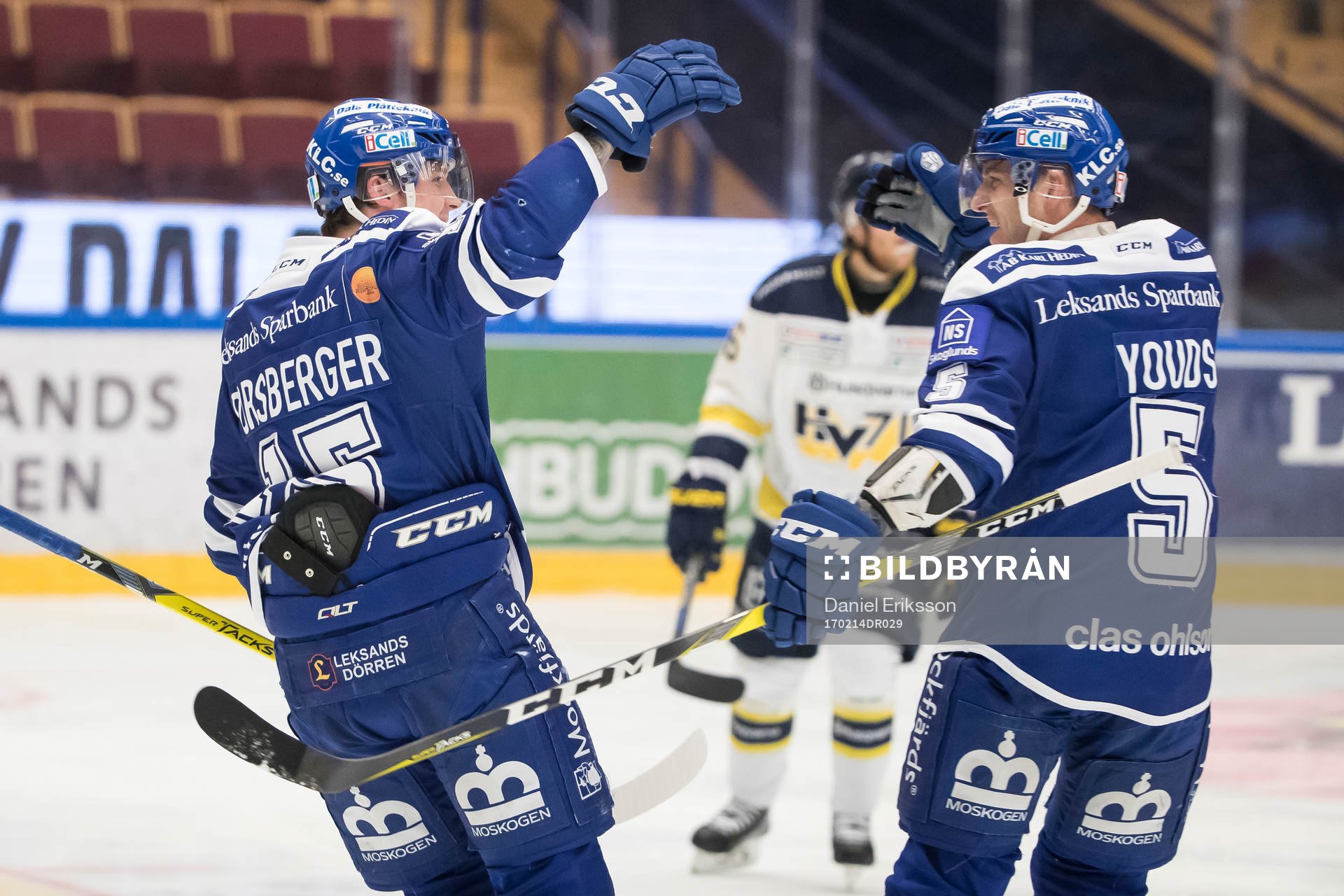 Leksands Johan Porsberger jublar
