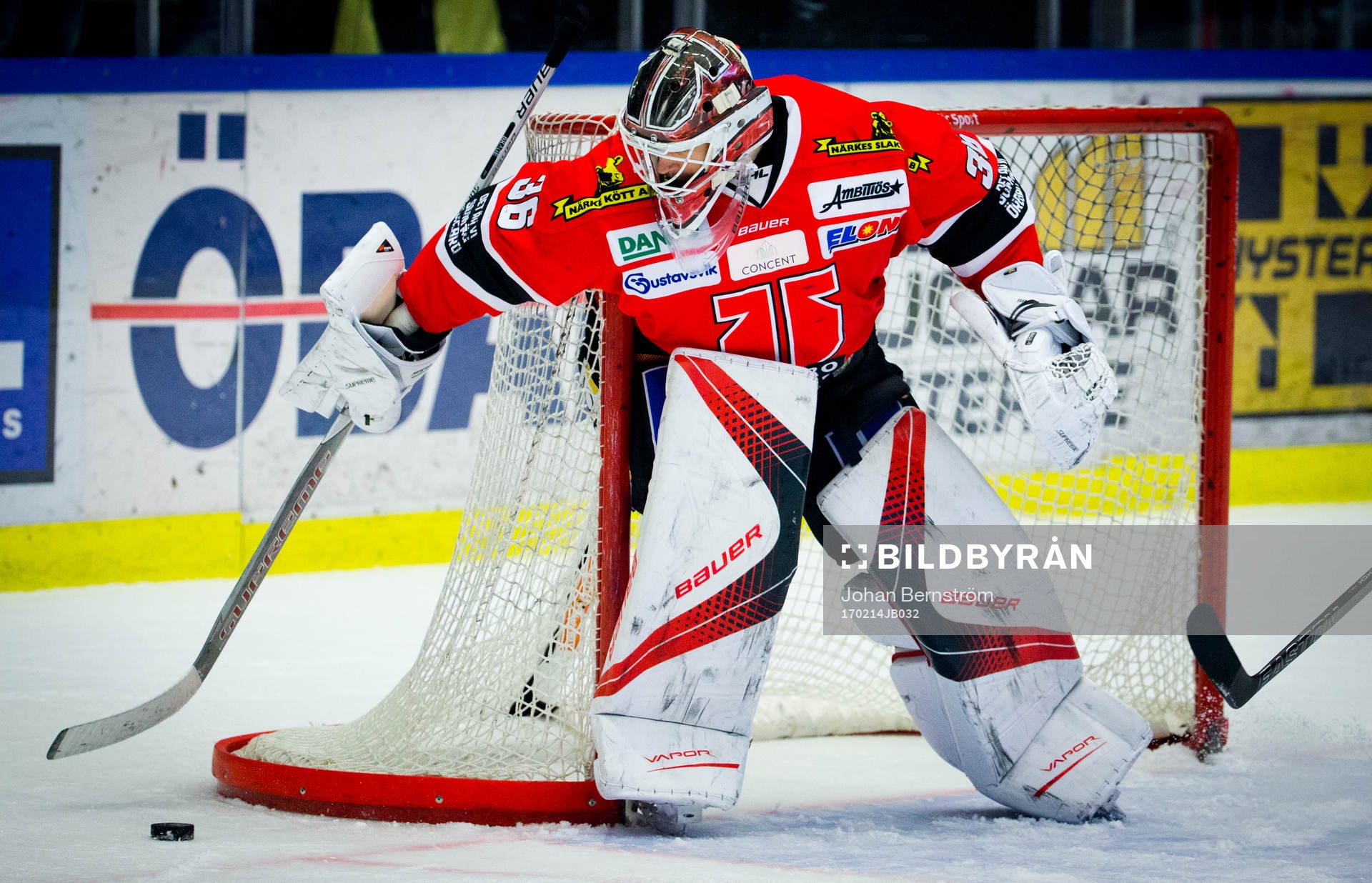 Örebros målvakt Axel Brage