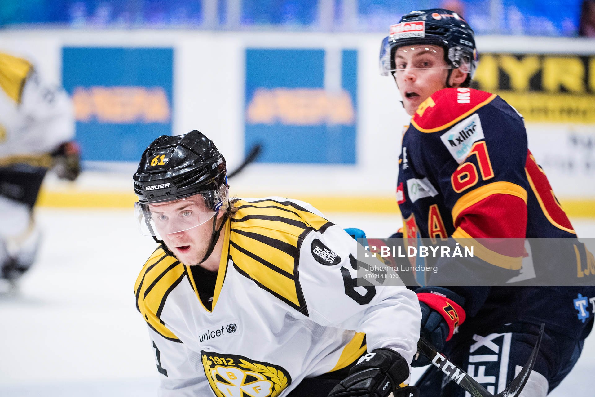 Brynäs Juuso Ikonen och Djurgårdens Markus Ljungh