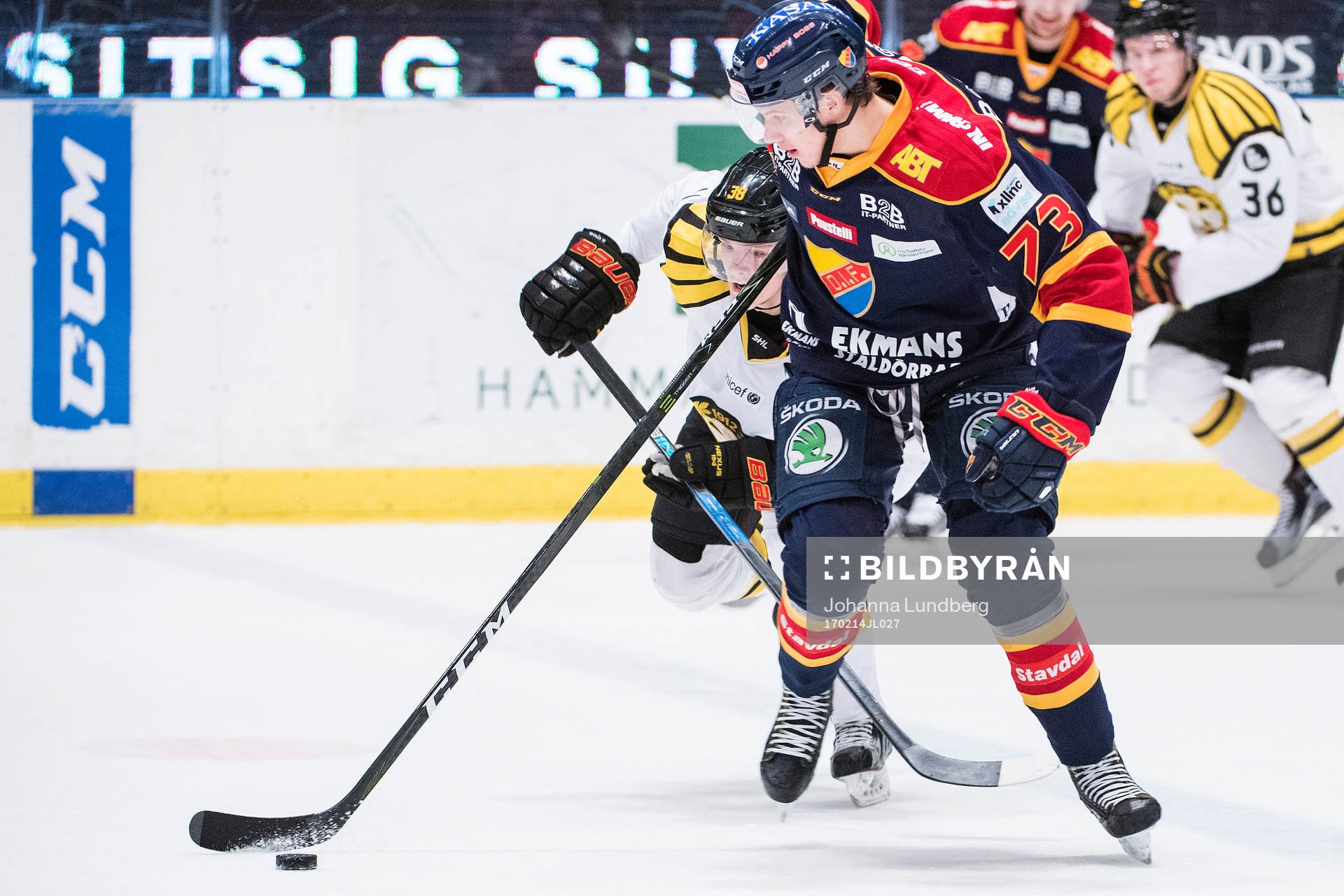 Brynäs Jesper Boqvist jagar Djurgårdens Adam Ollas