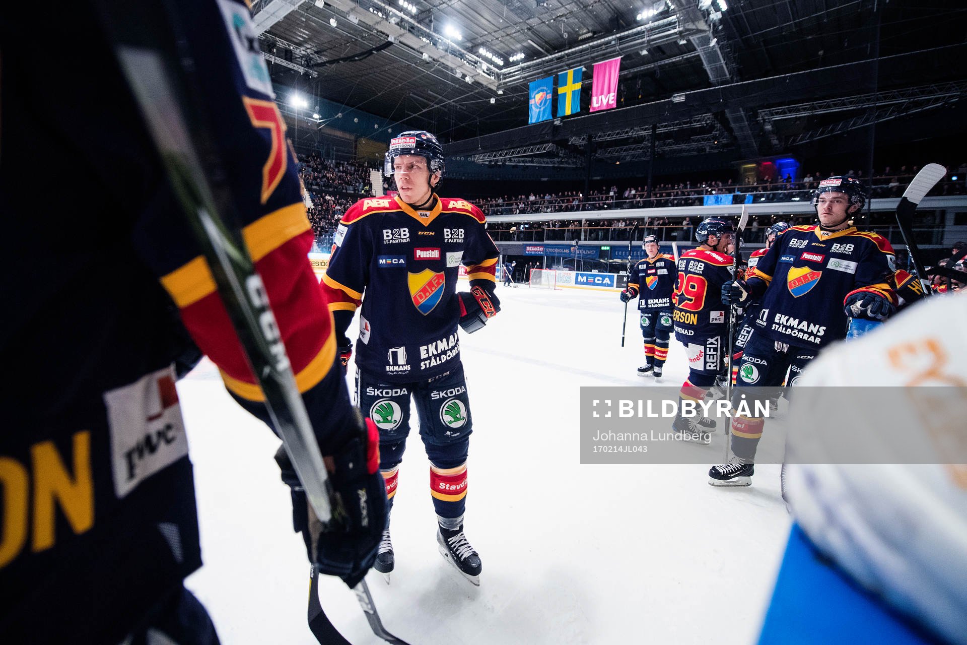 Djurgårdens spelare deppar