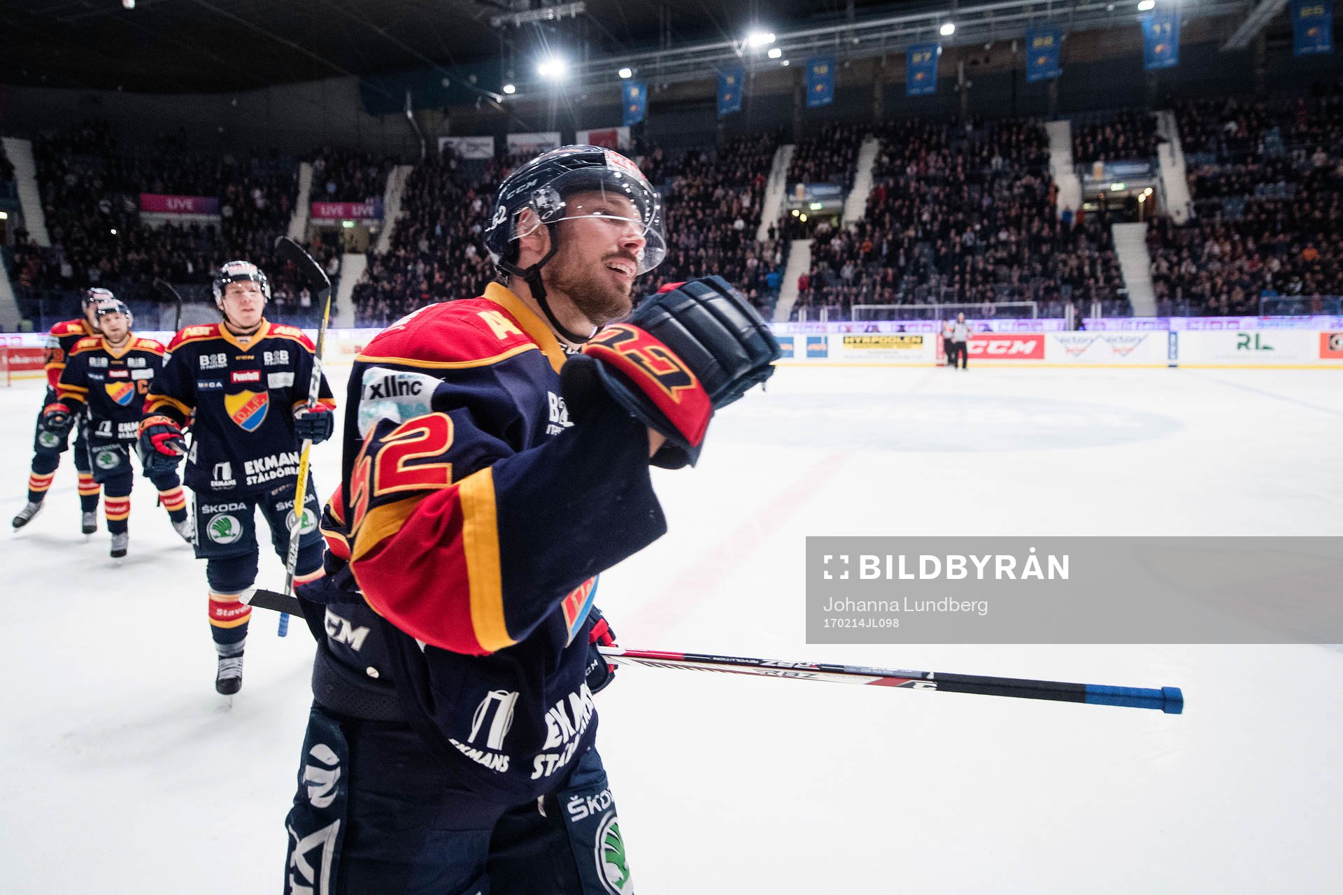 under ishockeymatchen i SHL mellan Djurgården och Brynäs