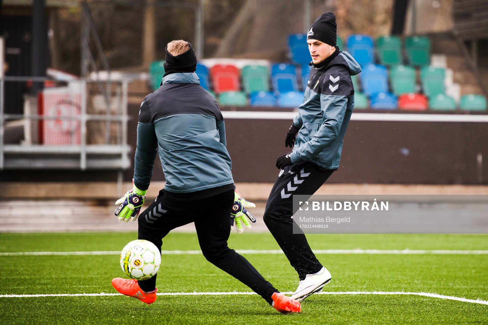 GAIS Luka Mijaljevic skjuter på målvakt Tobias Johansson