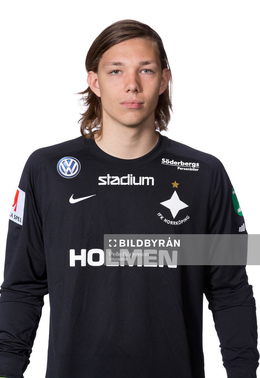 Norrköpings målvakt Julius Lindgren