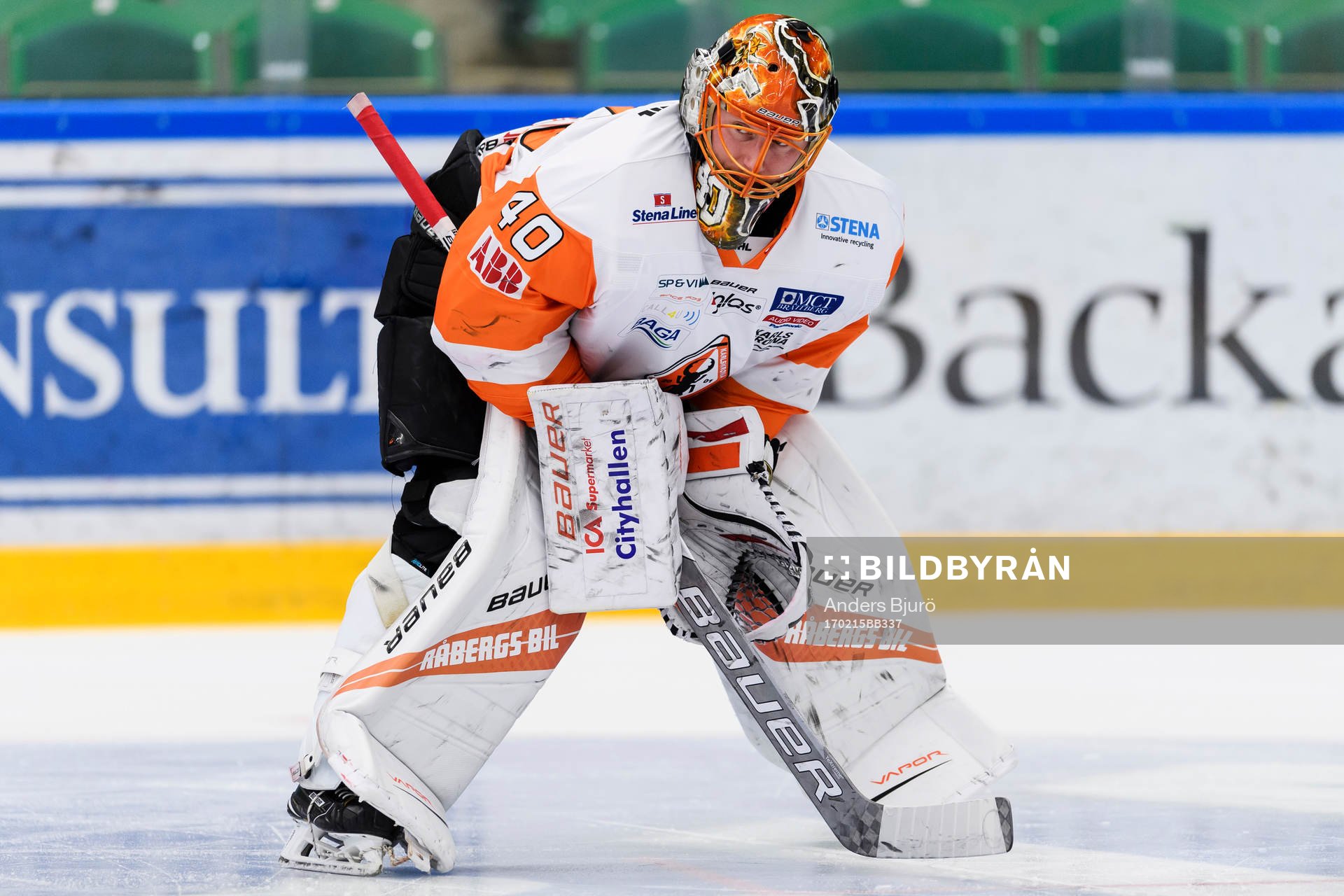Karlskronas målvakt Johan Holmqvist