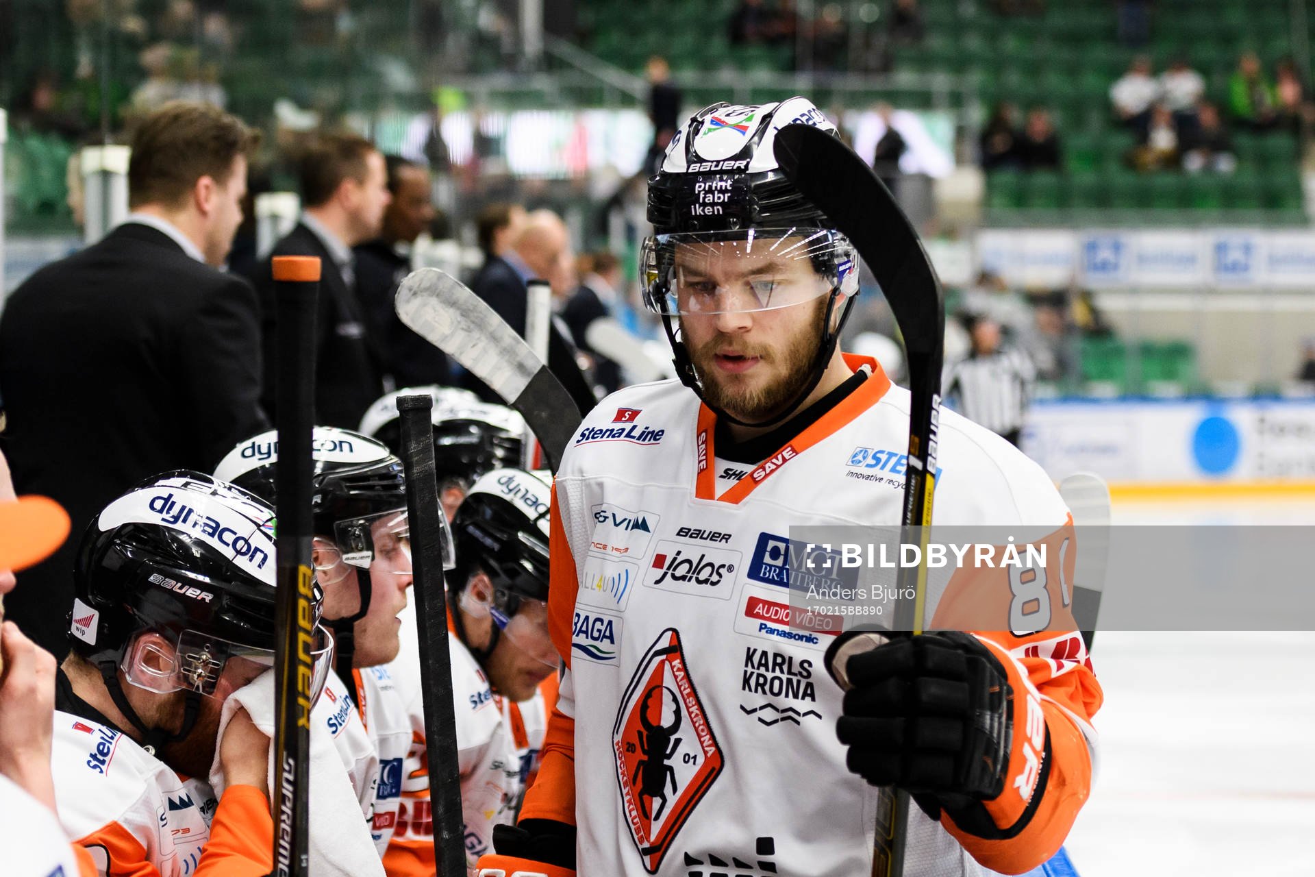 Karlskronas Jimmy Andersson i båset