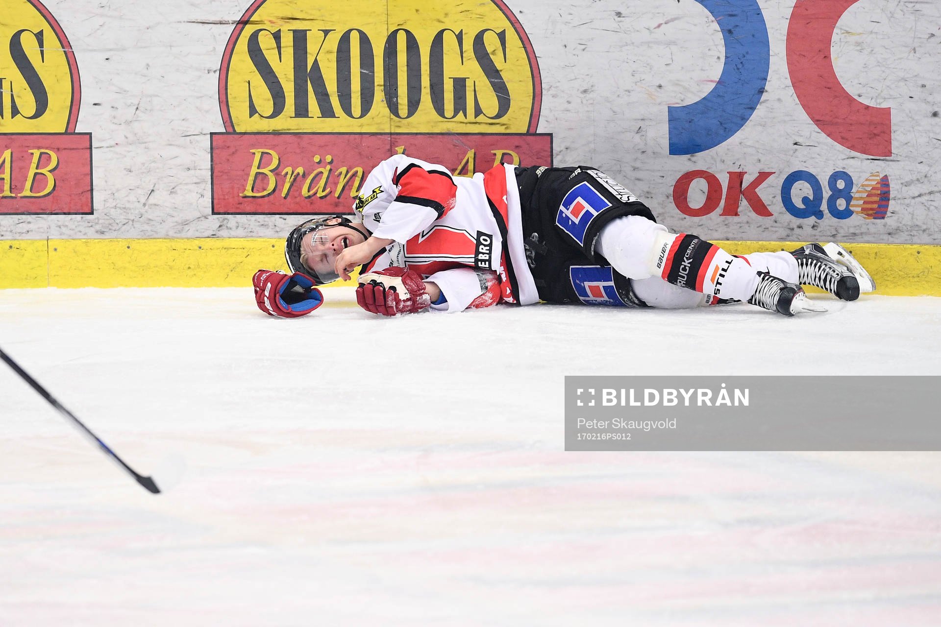 Örebros Gustav Backström skadas