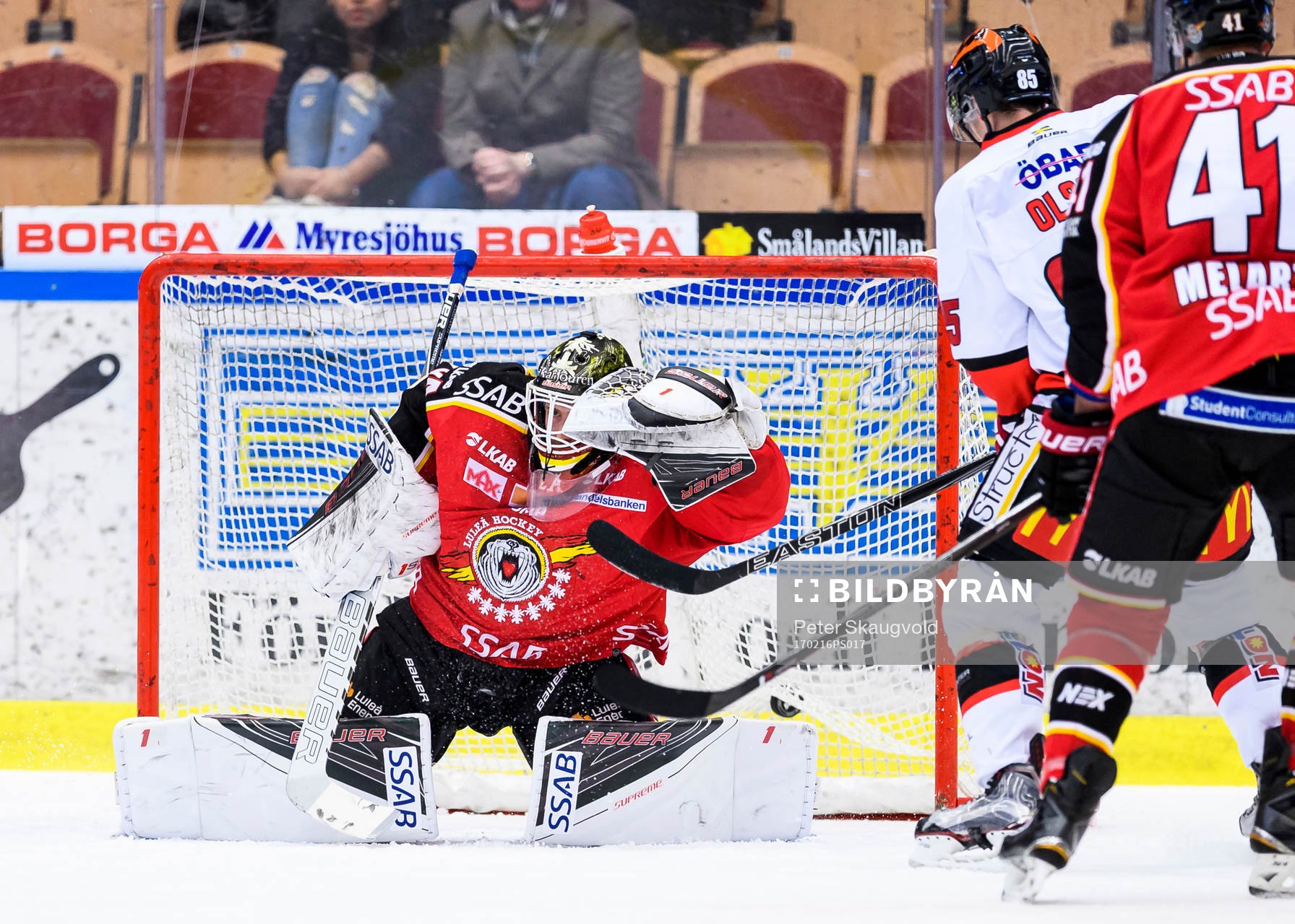 Örebros Fredric Andersson (ej i bild) gör 0-1 bakom