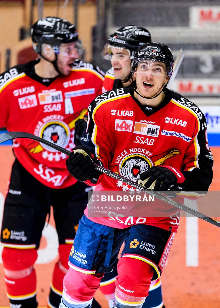 Luleås Johan Forsberg jublar