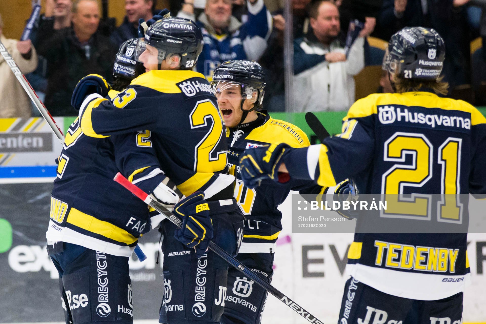 s Kristofer Berglund, Lias Andersson, Filip Sandberg och