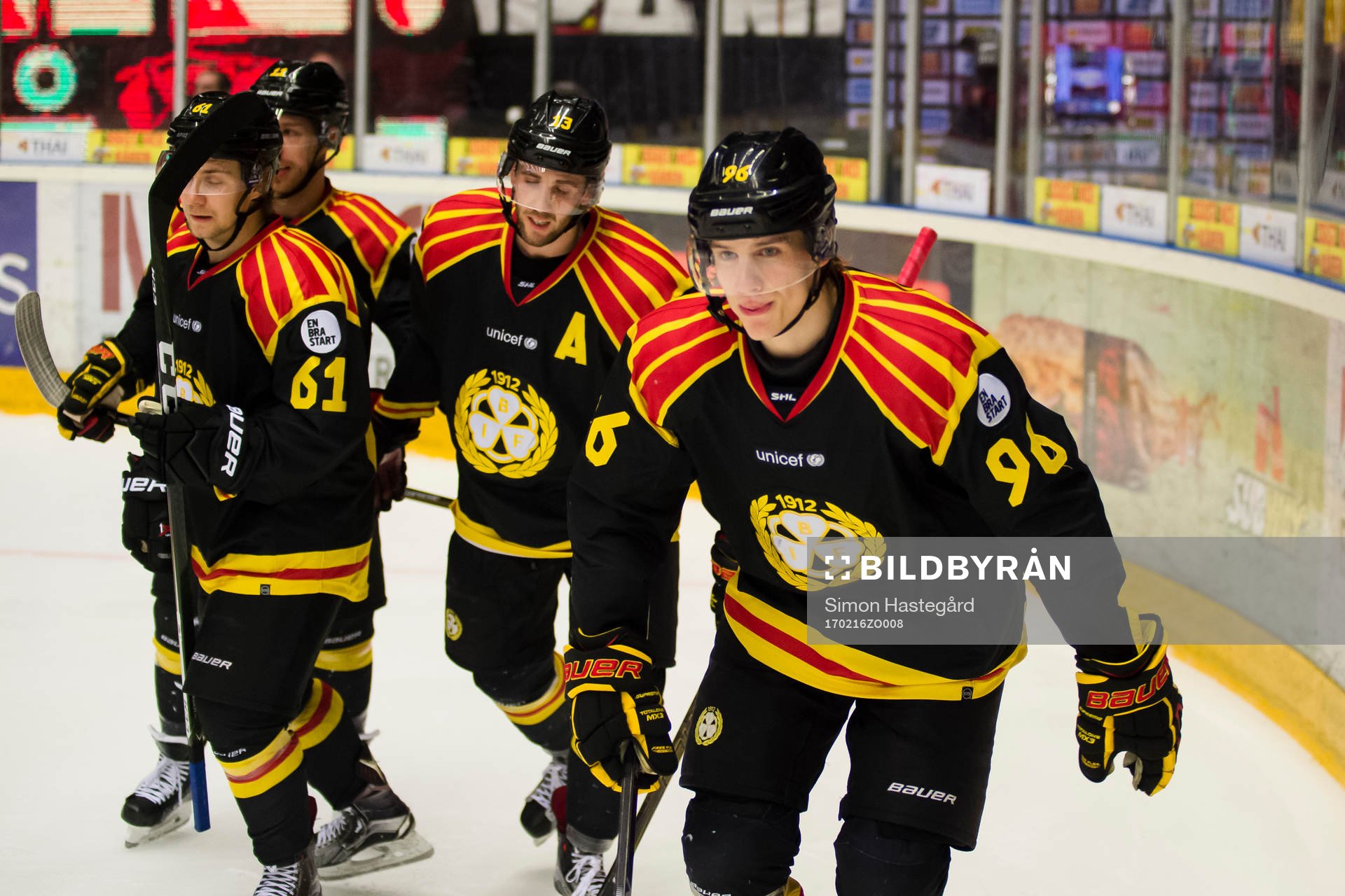 Brynäs Oskar Lindblom jublar