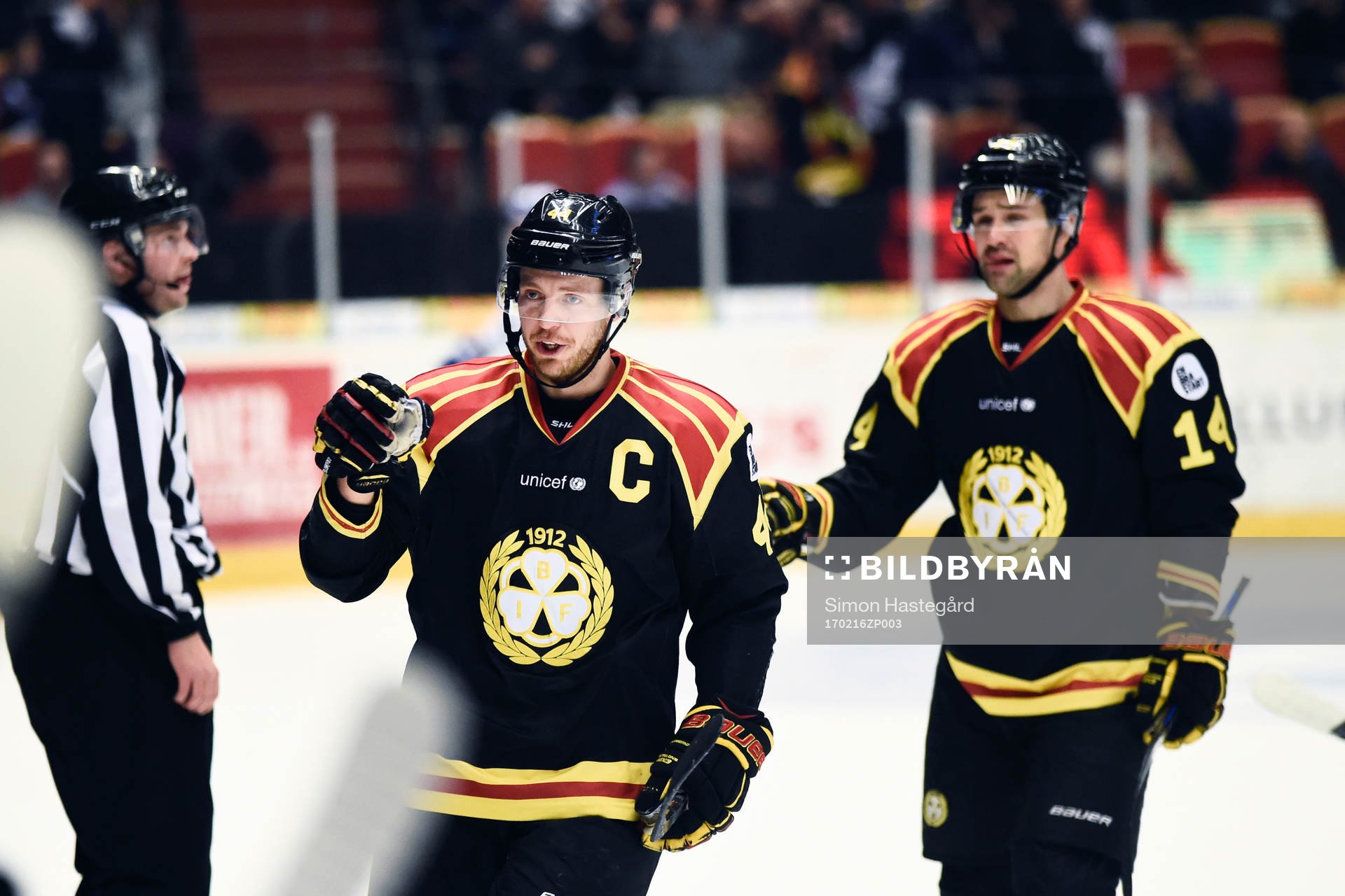 Brynäs Jacob Blomqvist jublar
