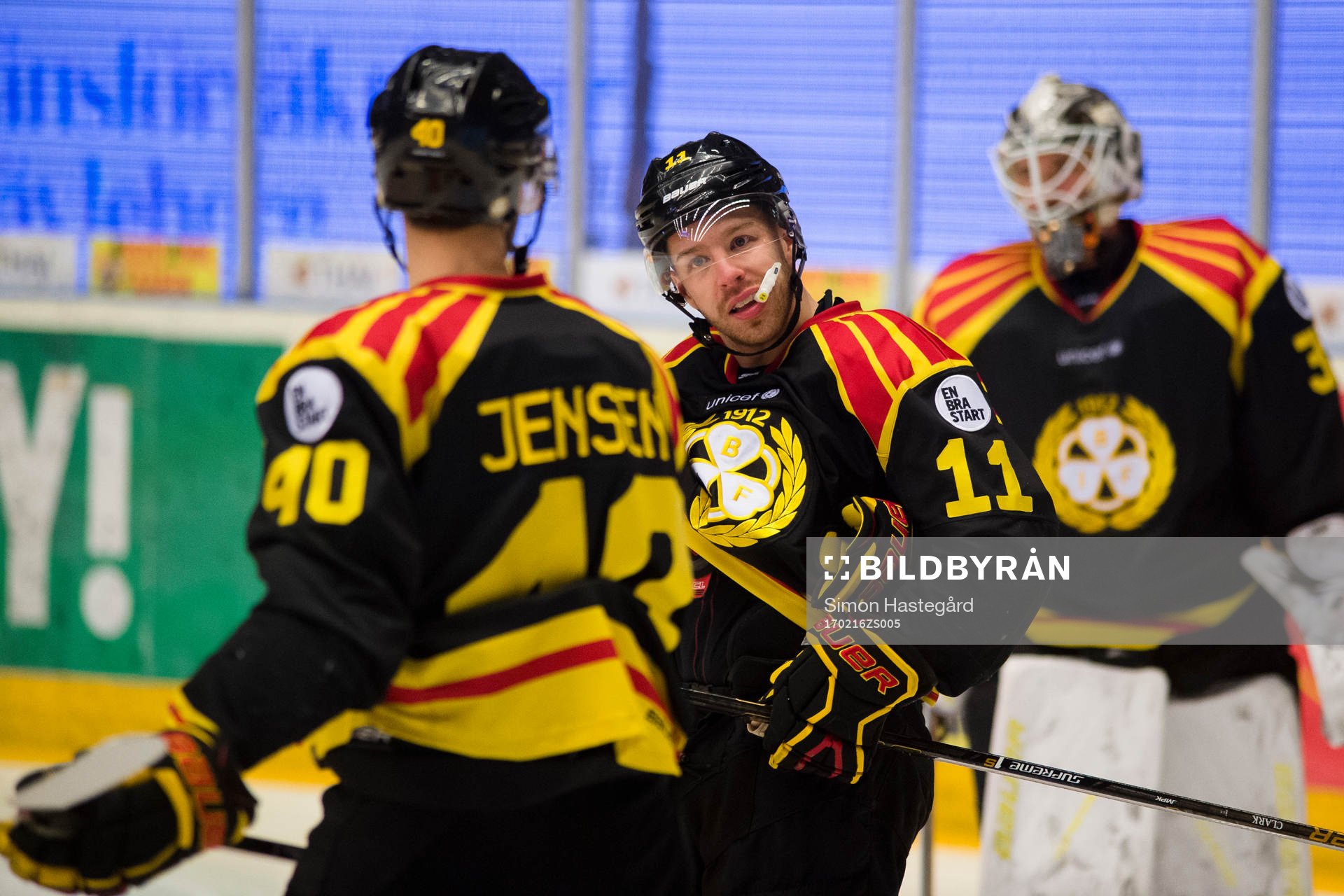 Brynäs Jesper Jensen och Kevin Clark