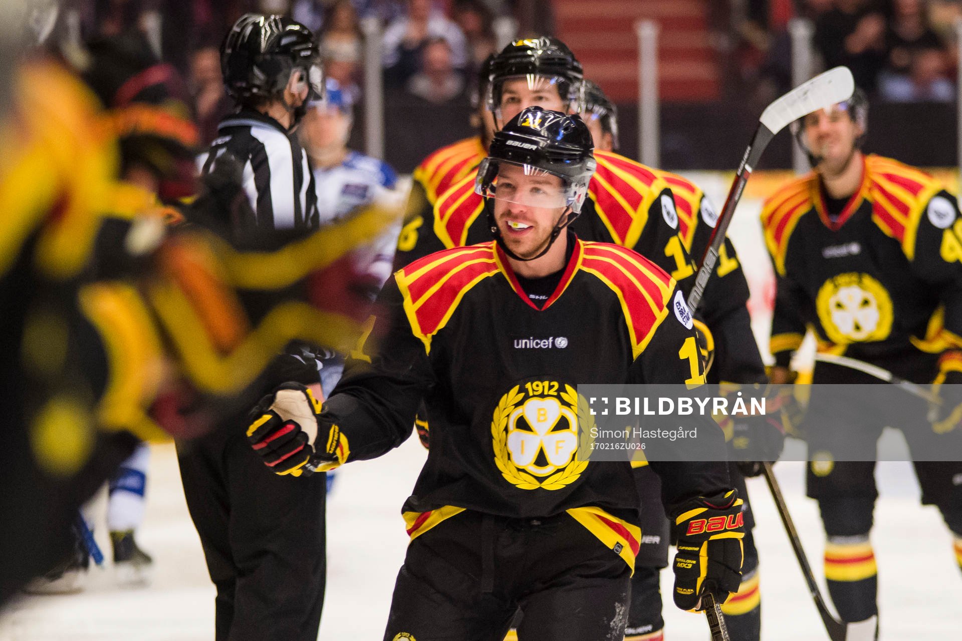 Brynäs Kevin Clark  jublar