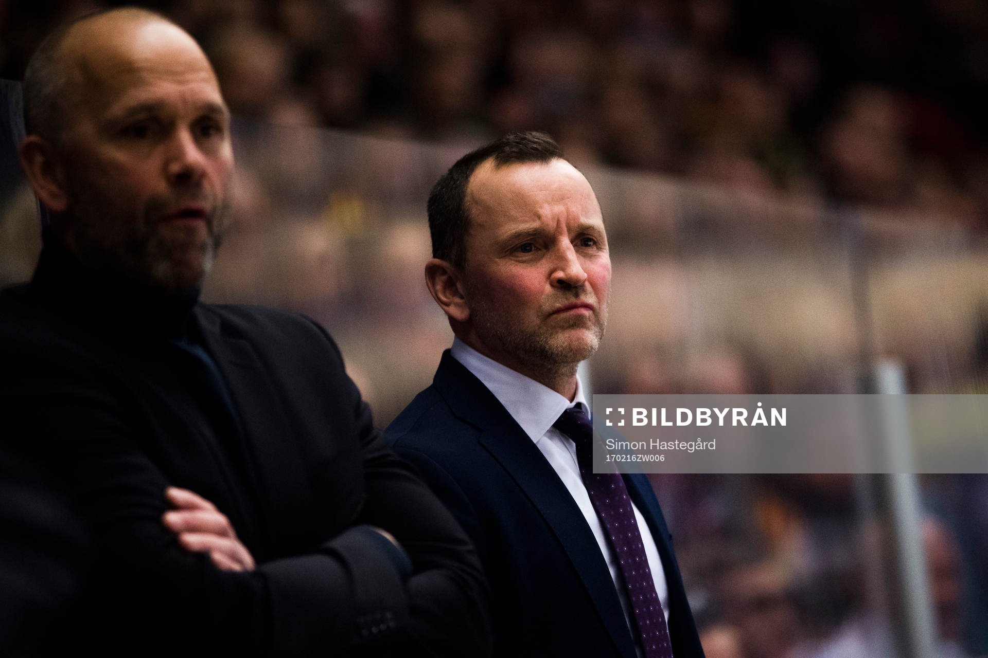 Brynäs assisterande tränare Tommy Sjödin och tränare