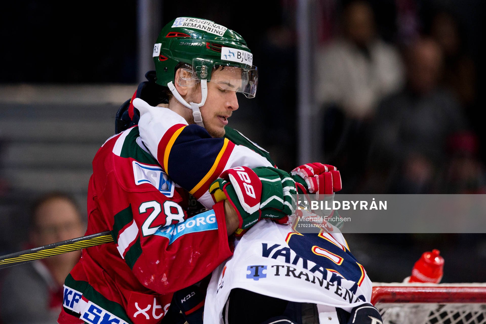 Frölundas Johan Sundström i bråk med Djurgårdens Ville