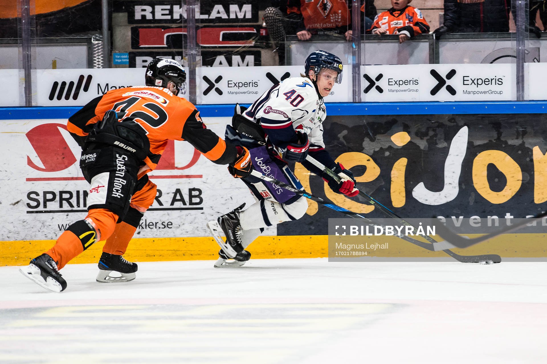 Karlskronas Niklas Arell   och Linköpings Ken André Olimb