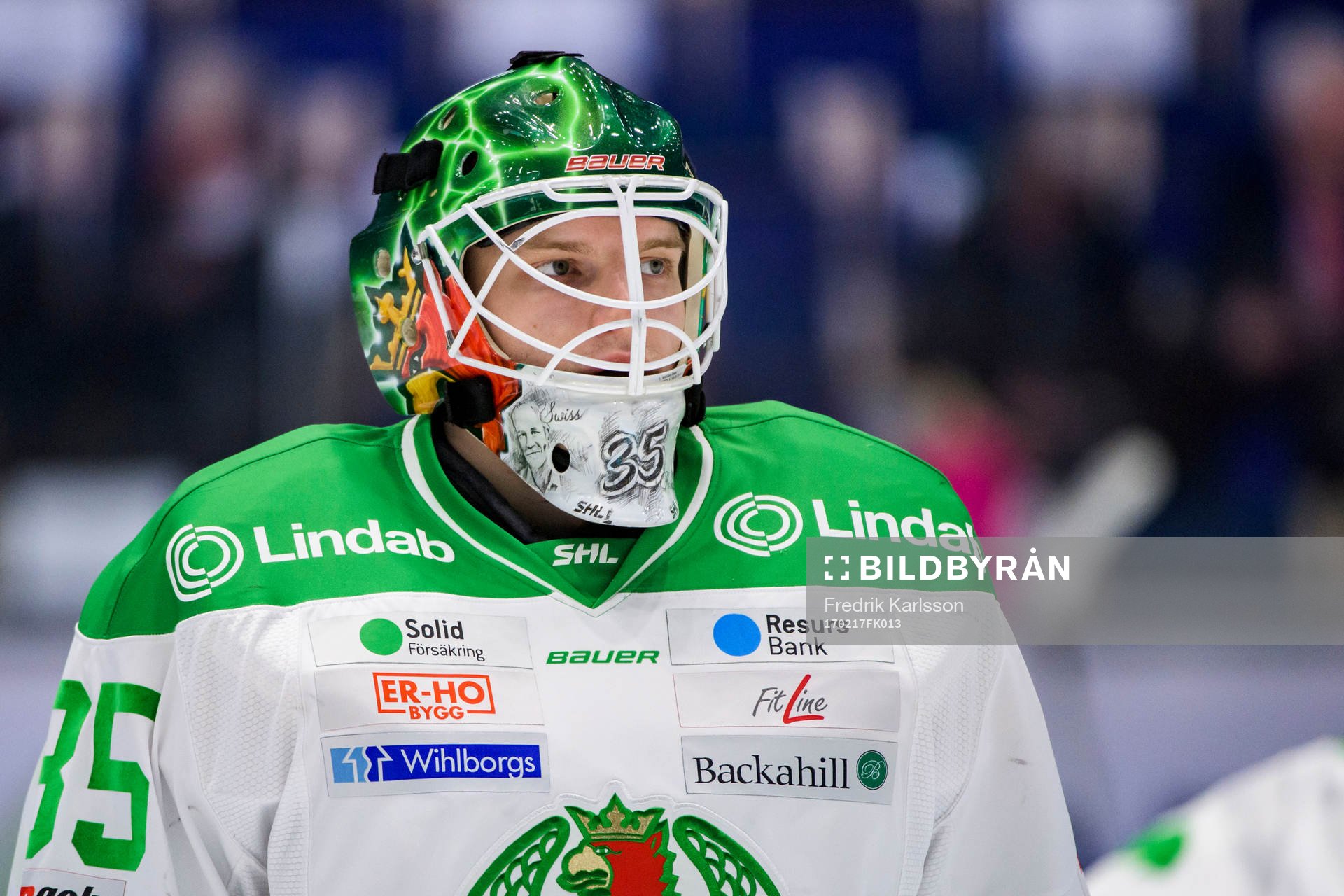 Rögles målvakt Oscar Dansk