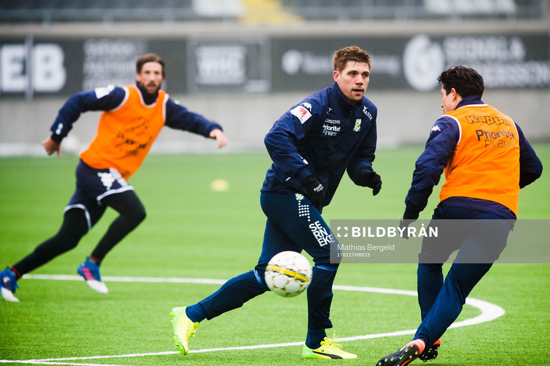 under en träning med IFK Göteborg