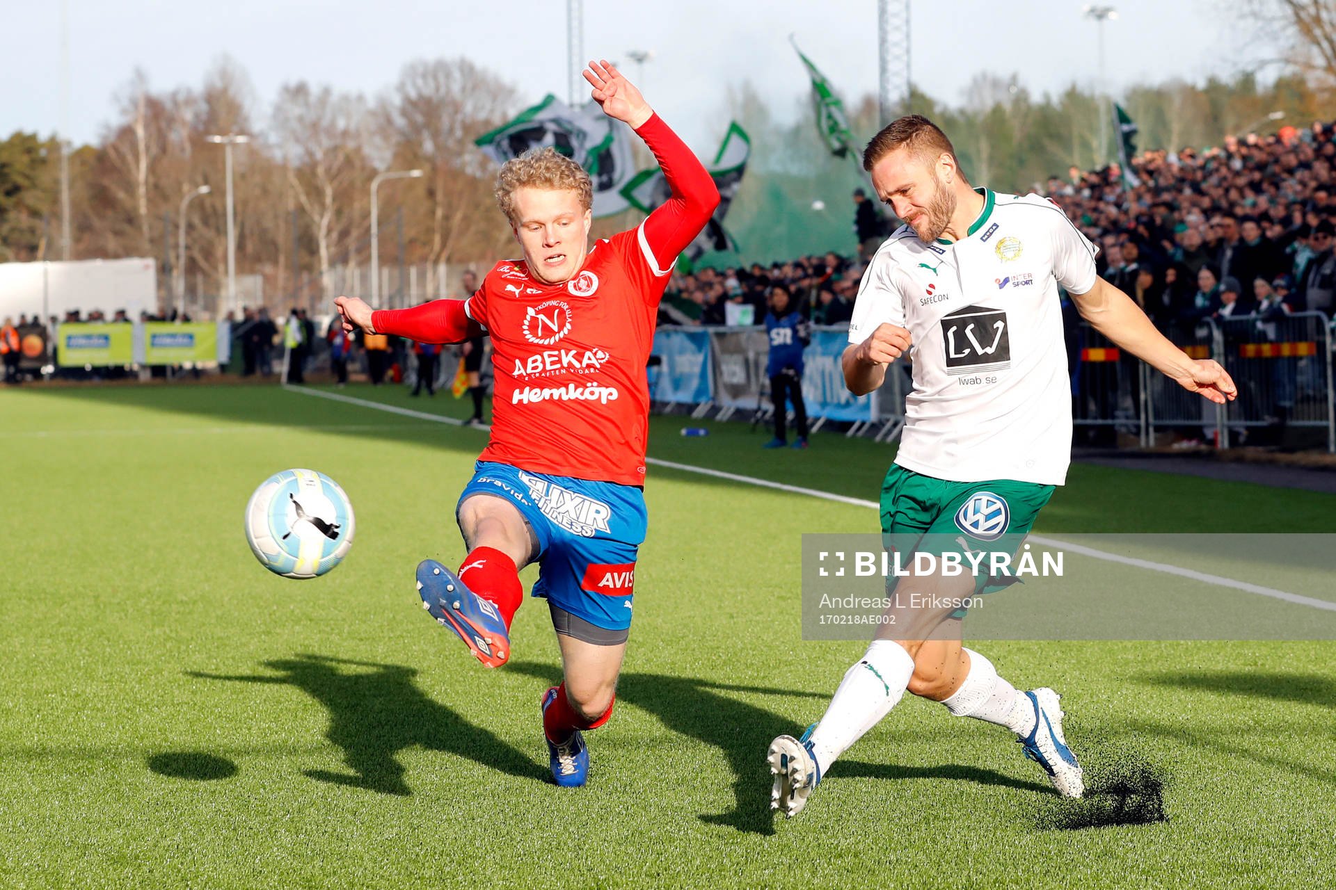 Nyköpings Simon Esséus och Hammarbys Mats Solheim