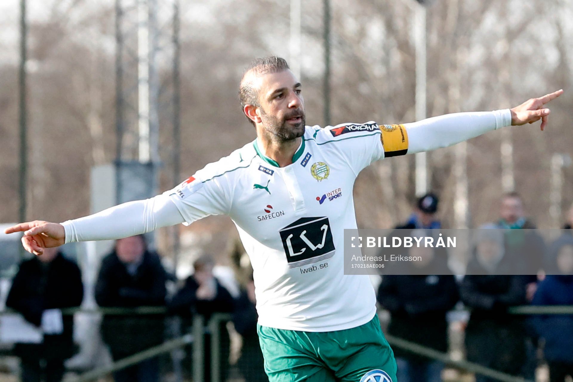 Hammarbys Kennedy Bakircioglu jublar