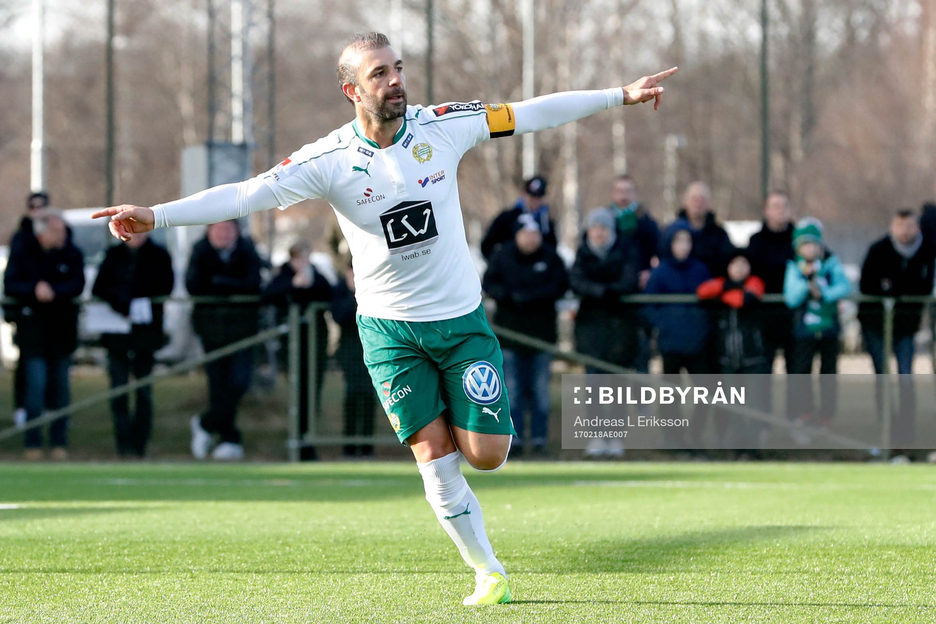 Hammarbys Kennedy Bakircioglu jublar