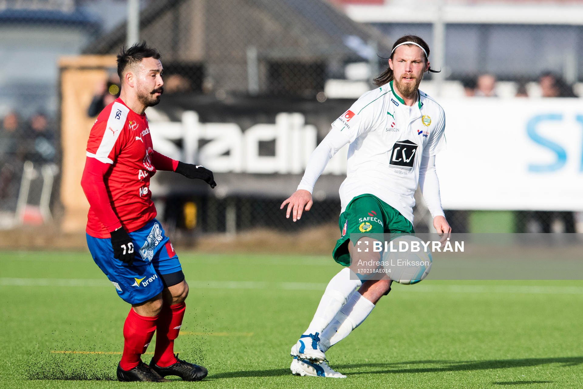 Nyköpings Dago Funes och Hammarbys Björn Paulsen