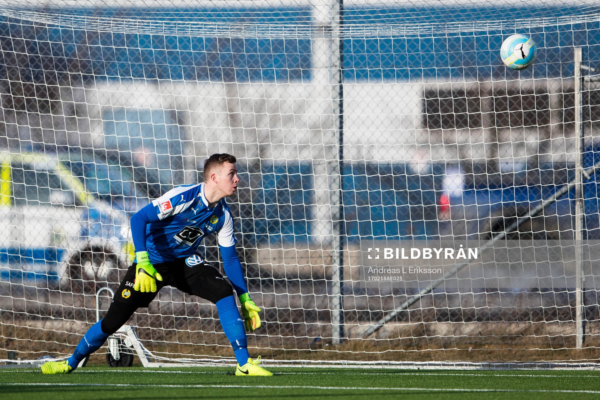 Hammarbys målvakt Ögmundur Kristinsson släpper in 1-3