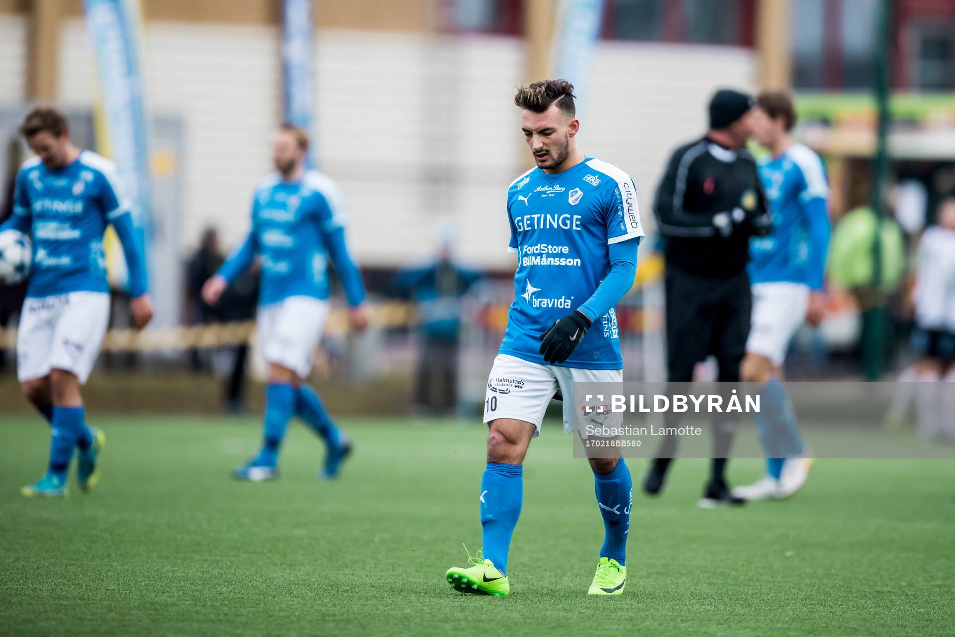 Halmstads Sead Haksabanovic deppar