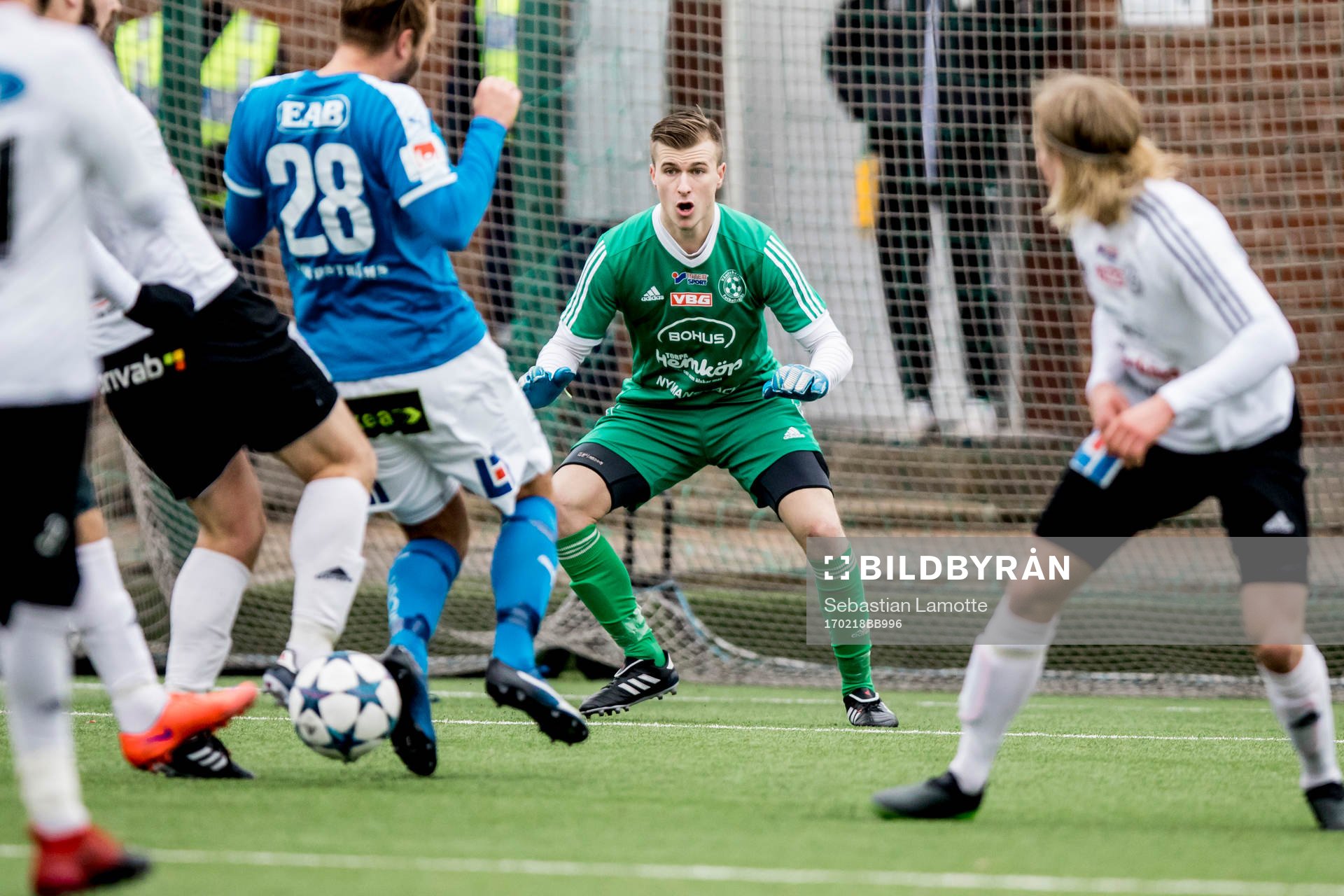 Vänersborgs målvakt Nino Sahinovic