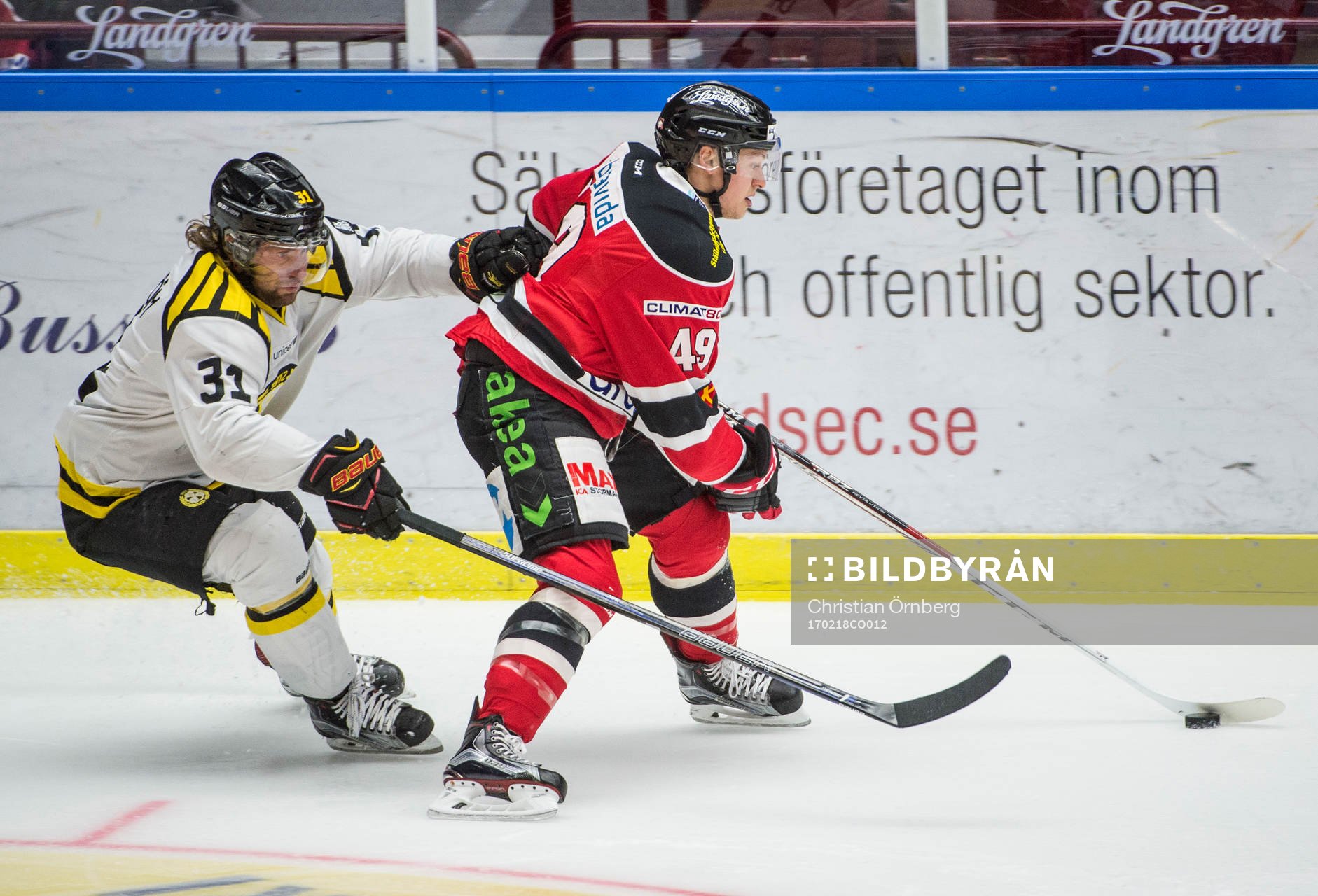 Brynäs Jonathan Granström och Malmö Redhawks Rhett