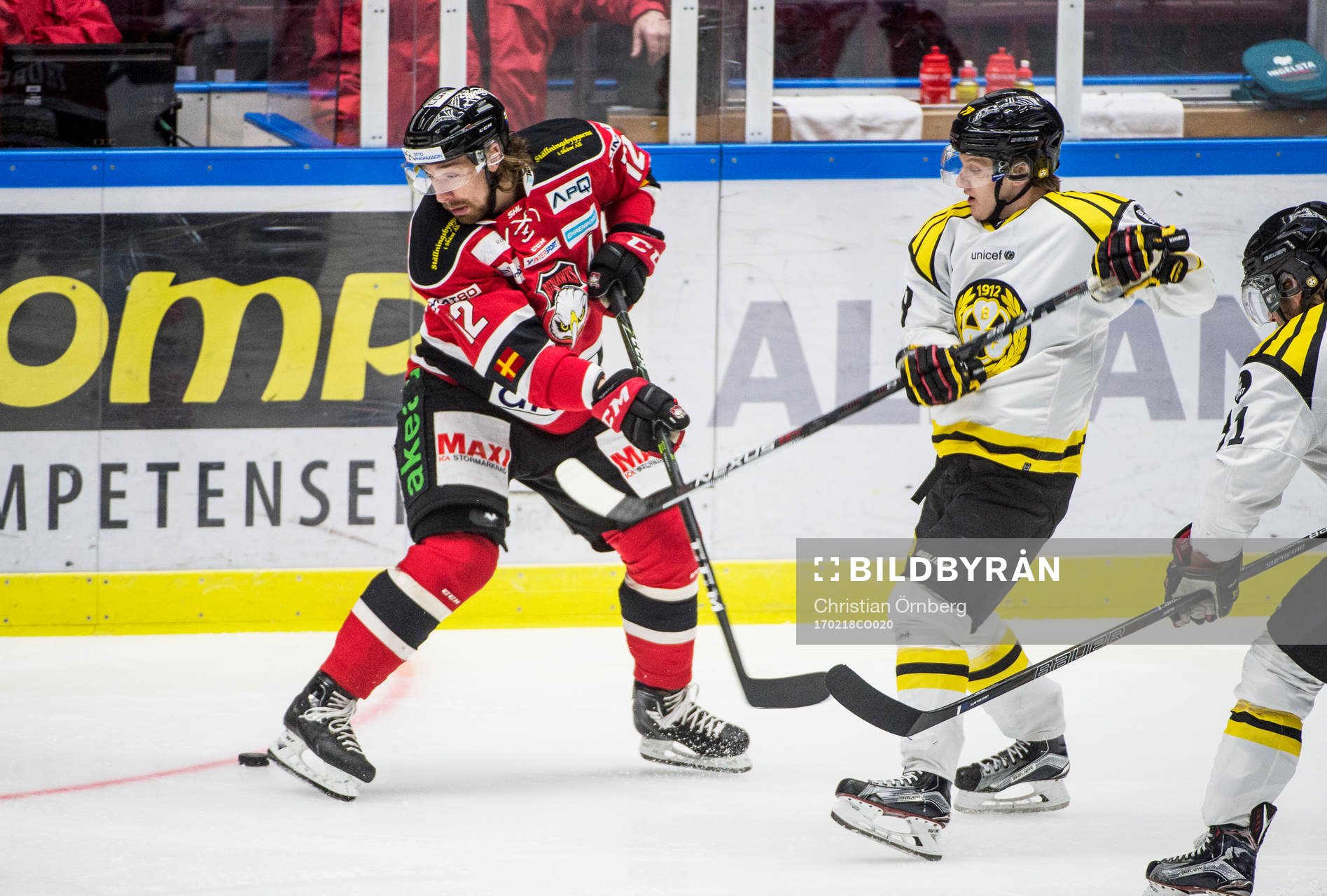 Malmö Redhawks Andreas Thuresson mot Brynäs Johannes