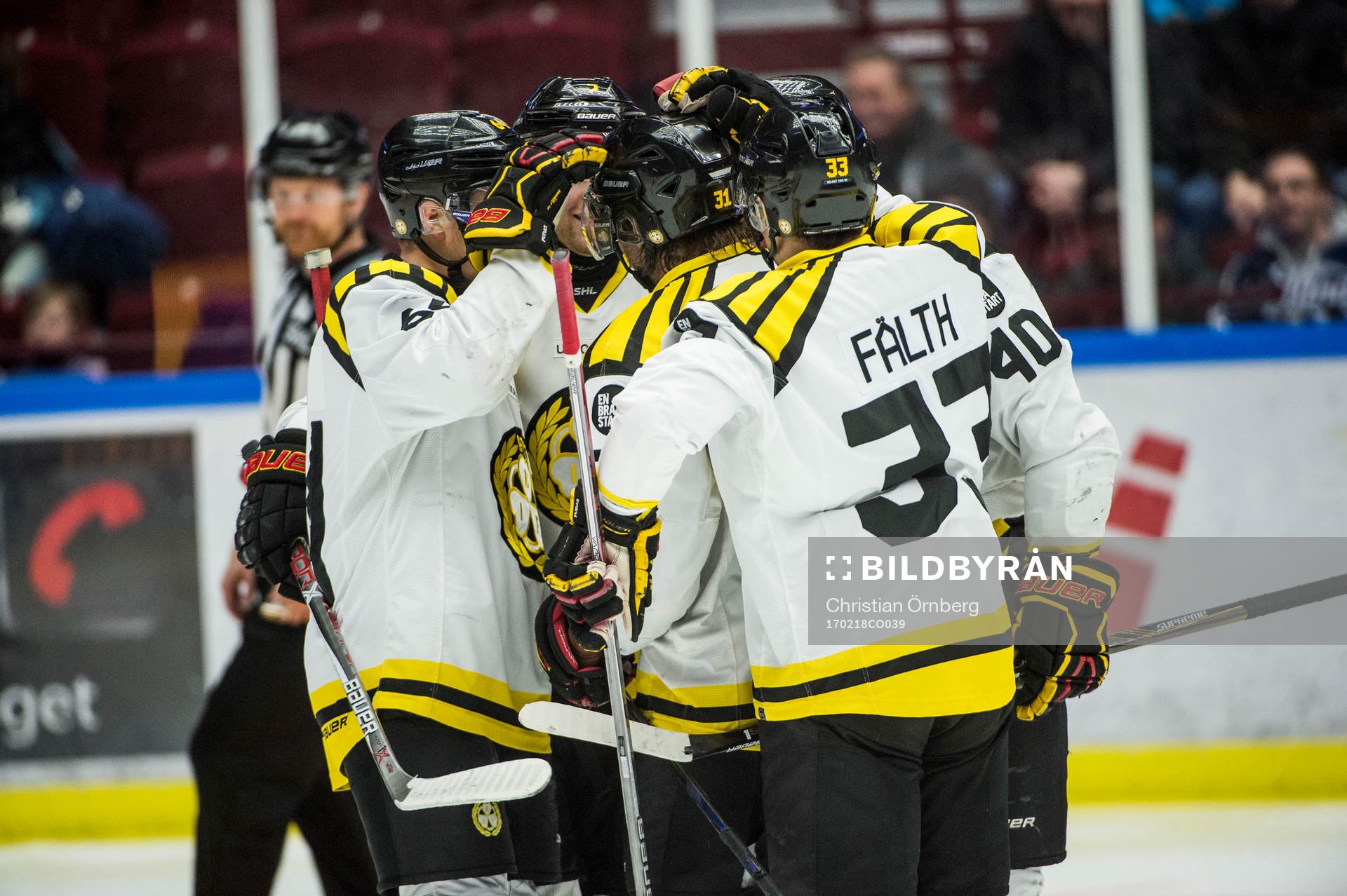Brynäs Jonathan Granström jublar
